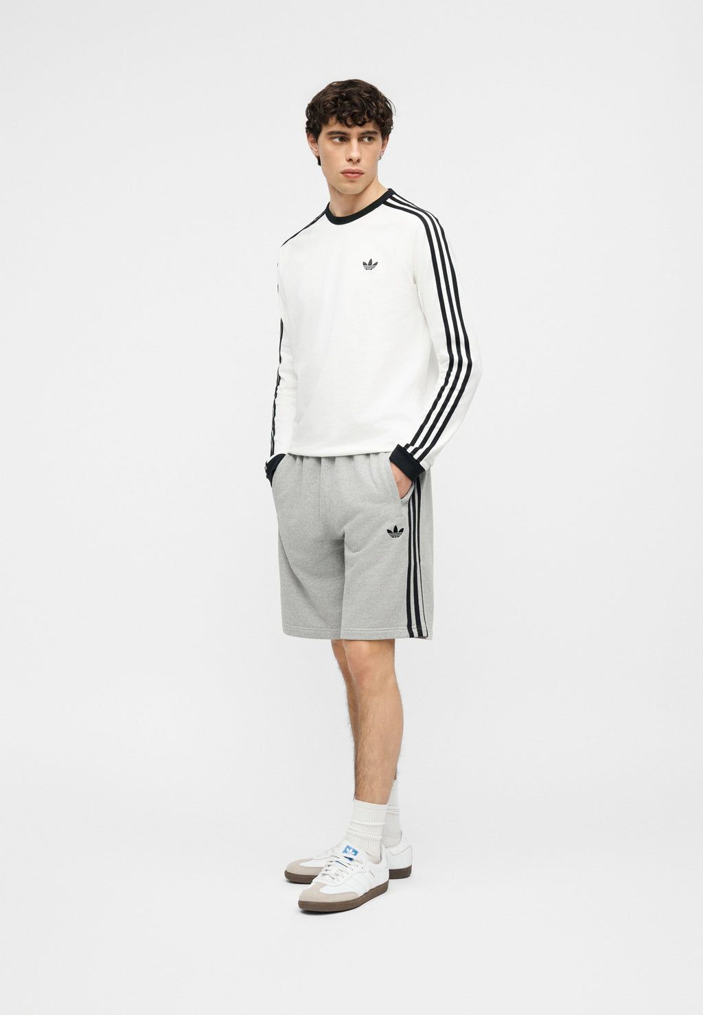 Shorts - medium grey heather/black