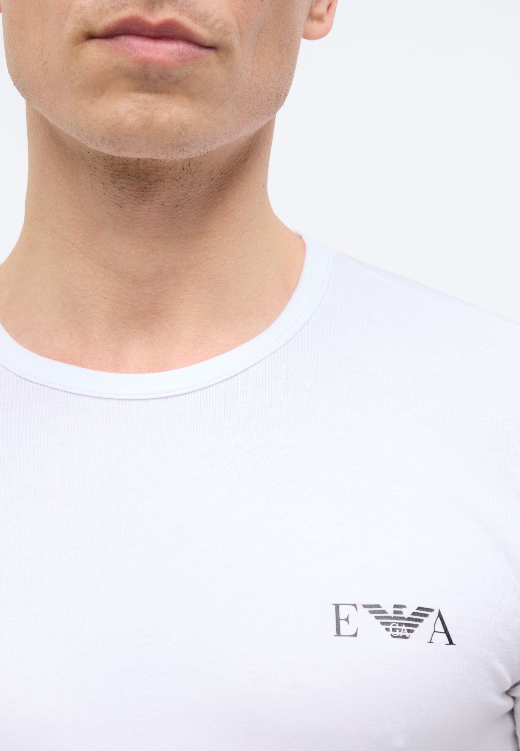 PARTE ALTA CREW NECK 2 PACK - Undershirt - blue/white