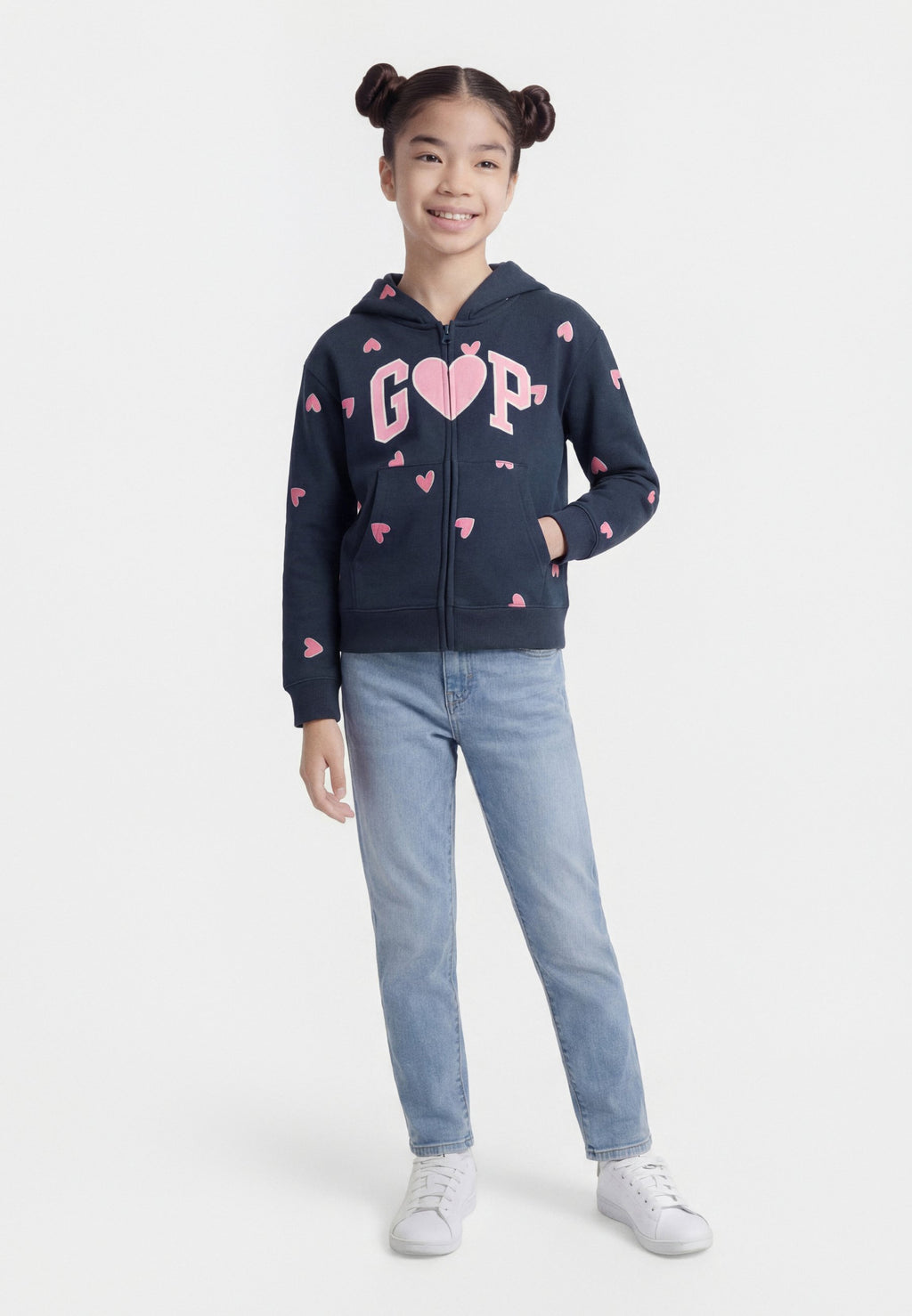 HERITAGE - Zip-up sweatshirt - dark blue