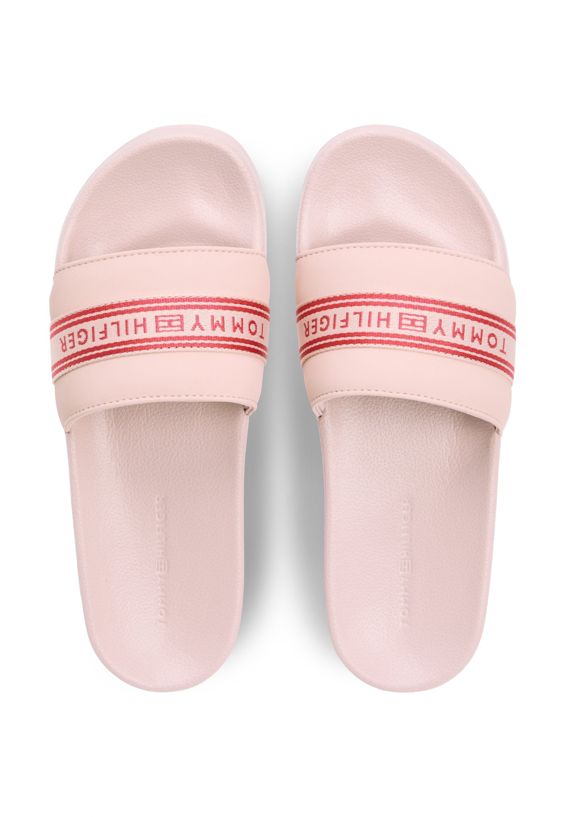 WEBBING STRAP POOL SLIDES - Pool slides - foggy pink