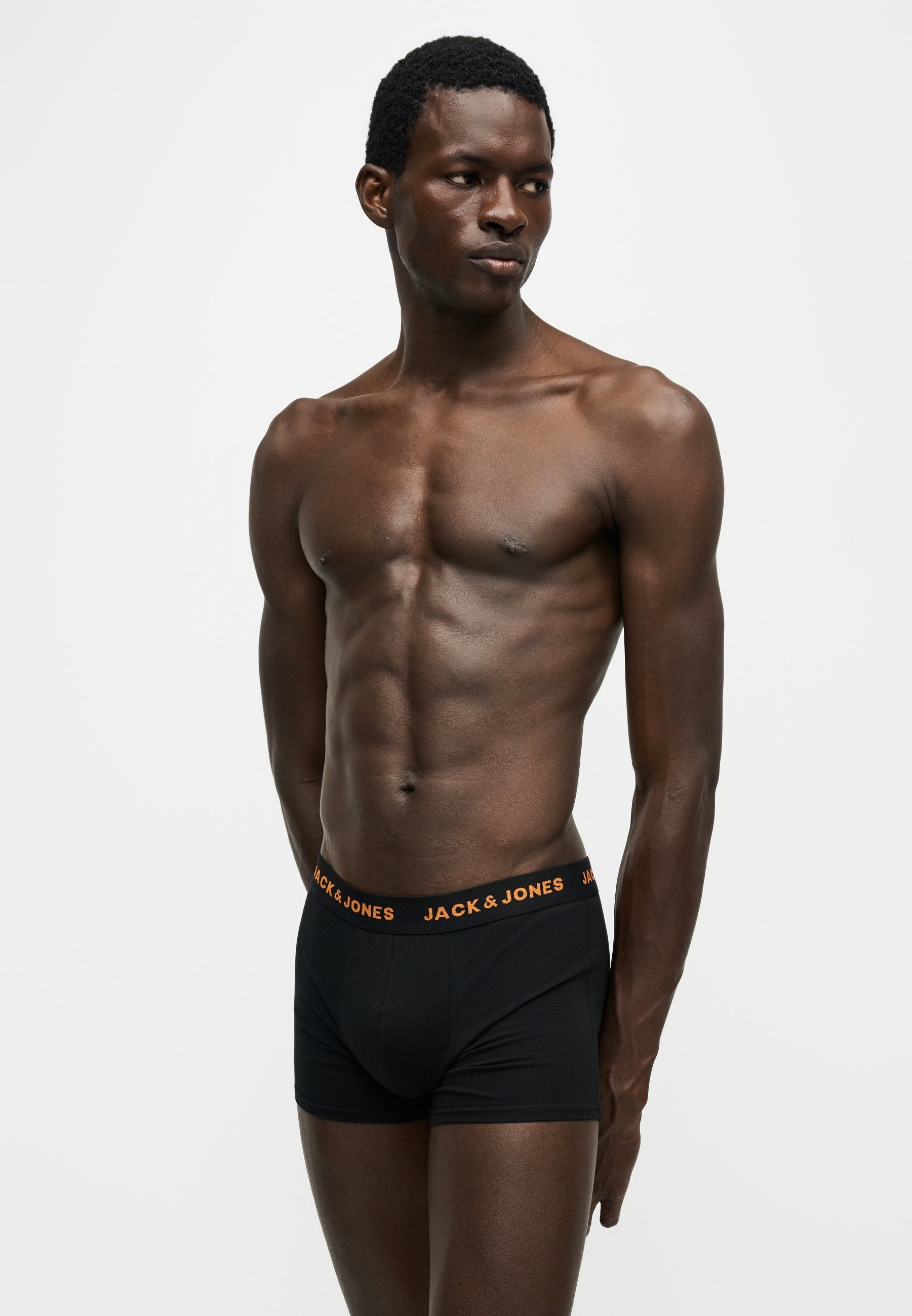 JACBASIC TRUNKS 7 PACK - شورتات - أسود