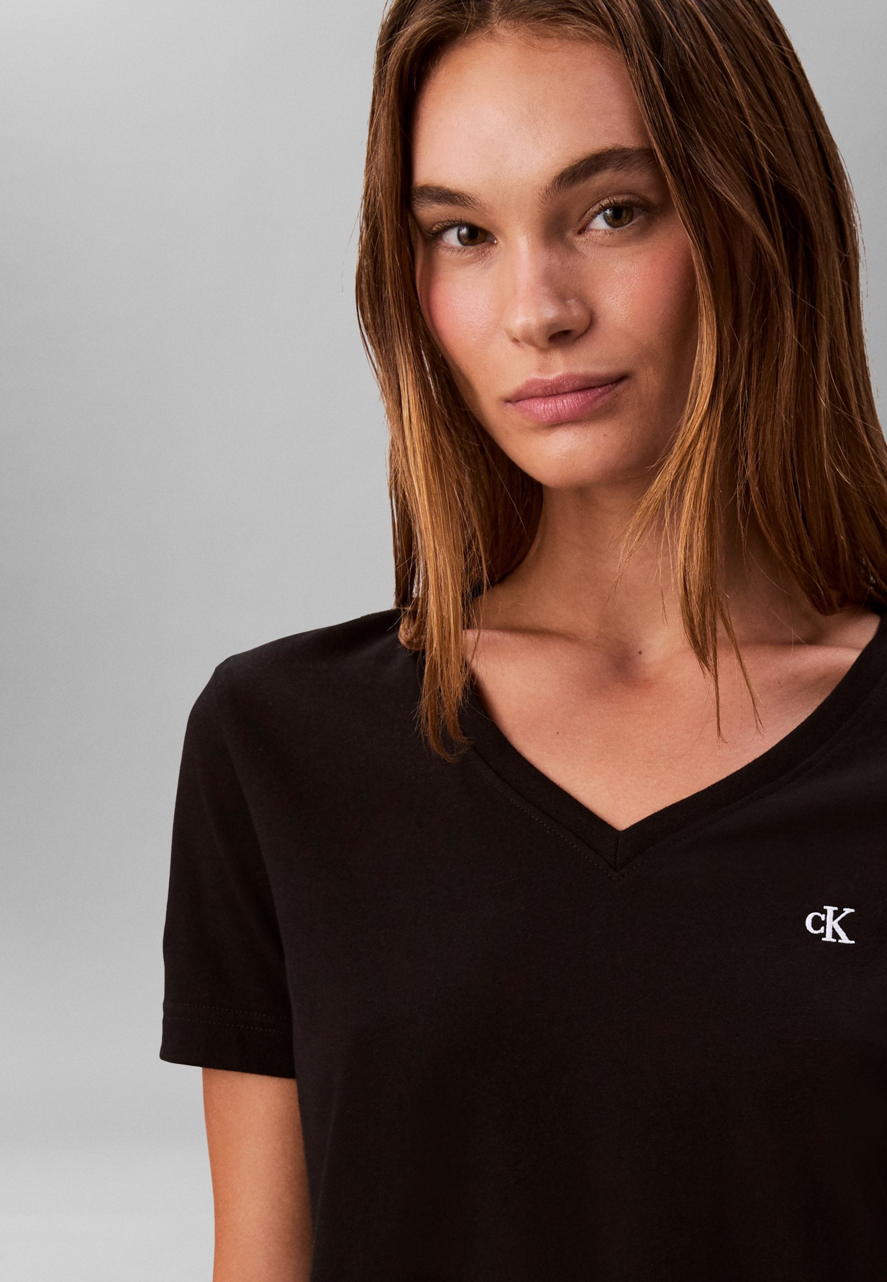 MONOGRAM TEE - Basic T-shirt - black
