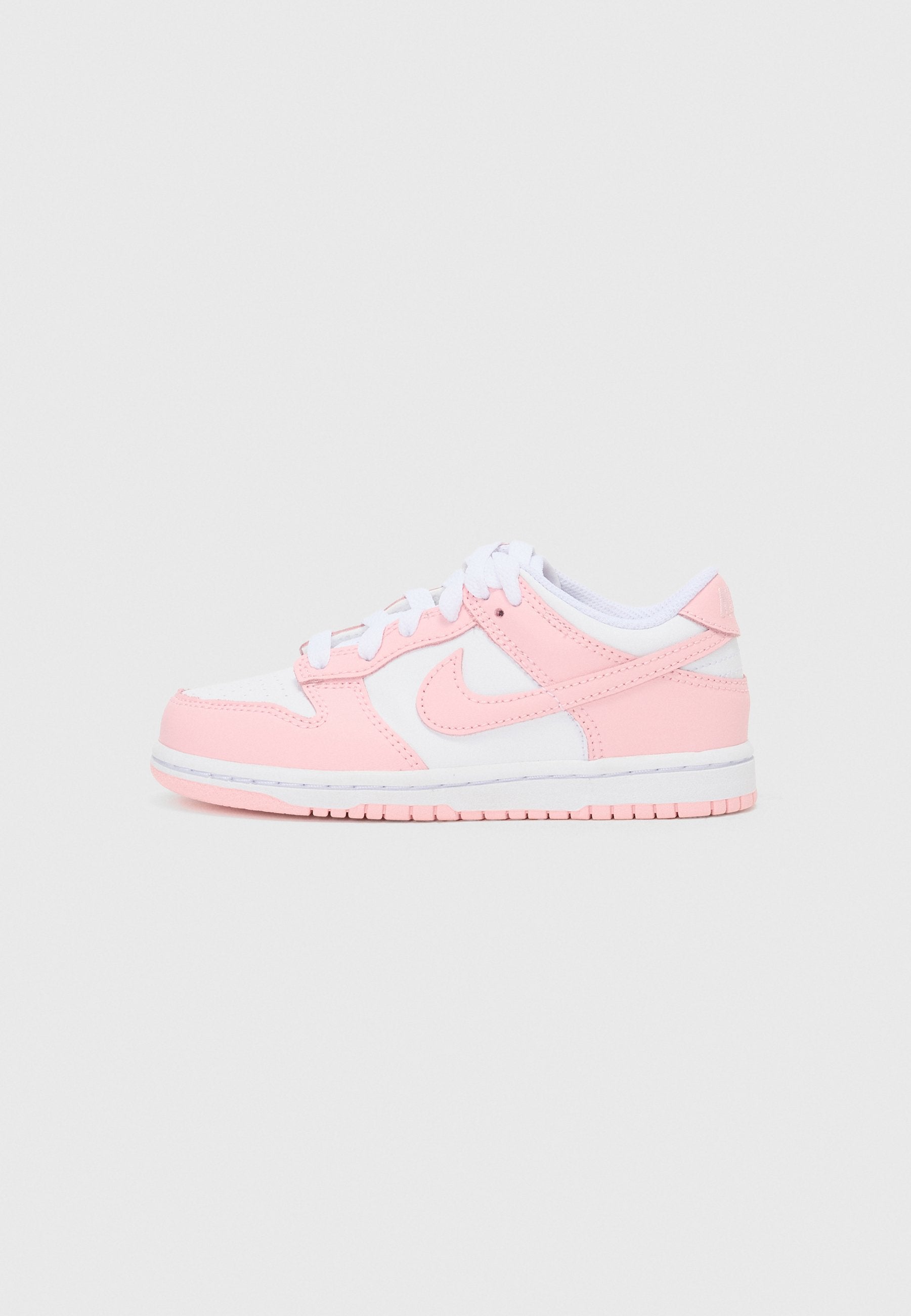 حذاء DUNK LOW UNISEX - رياضي - أبيض/وردي فاتح متوسط/أبيض