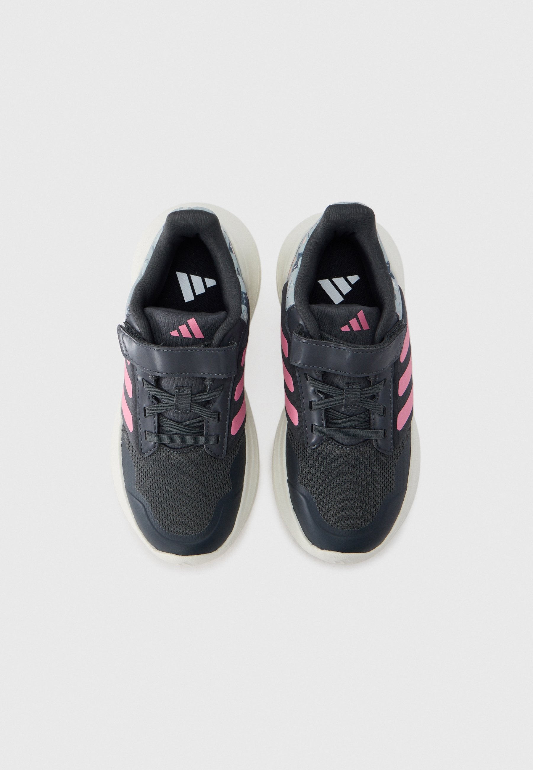TENSAUR RUN 3.0 UNISEX - Road running shoes - grey/bliss pink/off white