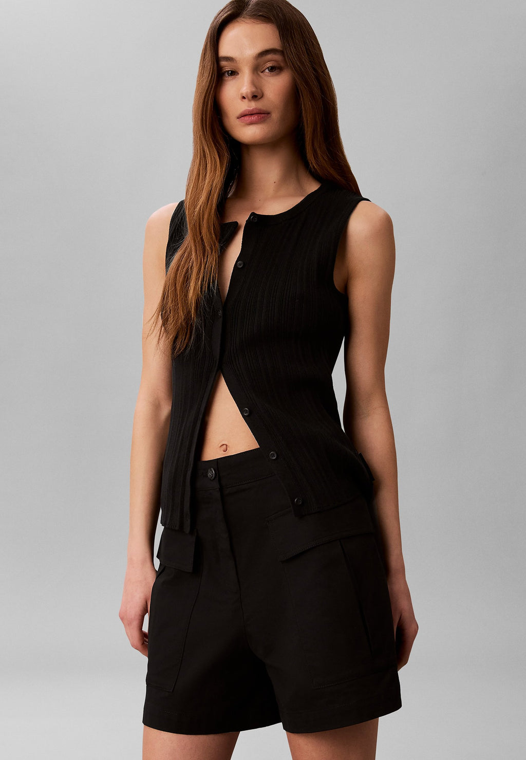 SHORT UTILITAIRE - Shorts - noir