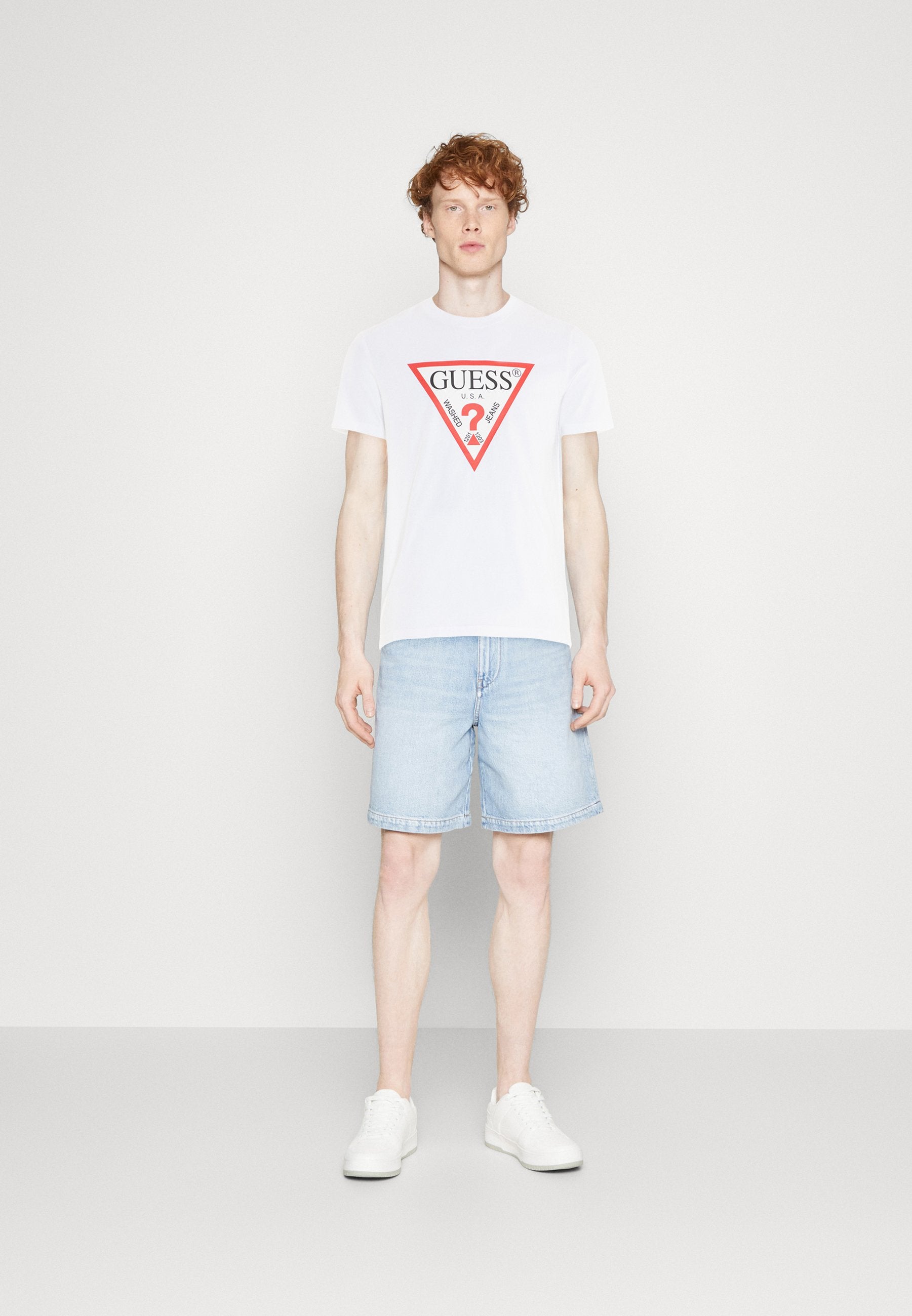 SS ORIGINAL LOGO - Print T-shirt - pure white