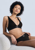 HIGH WAIST BIKINI - CK GRAPHIC - Briefs - black