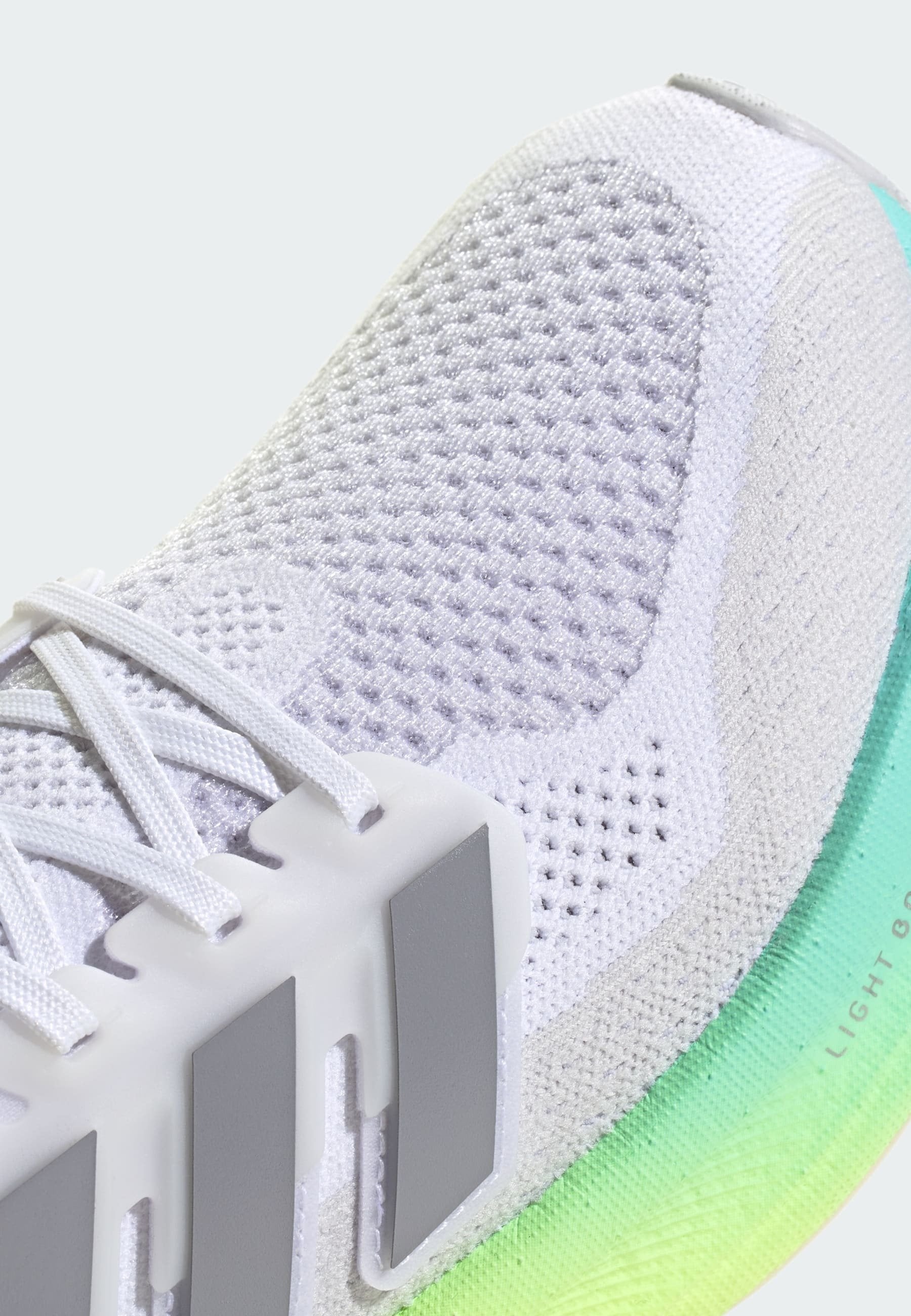 ULTRABOOST 5 - Road running shoes - cloud white   halo silver   flash aqua