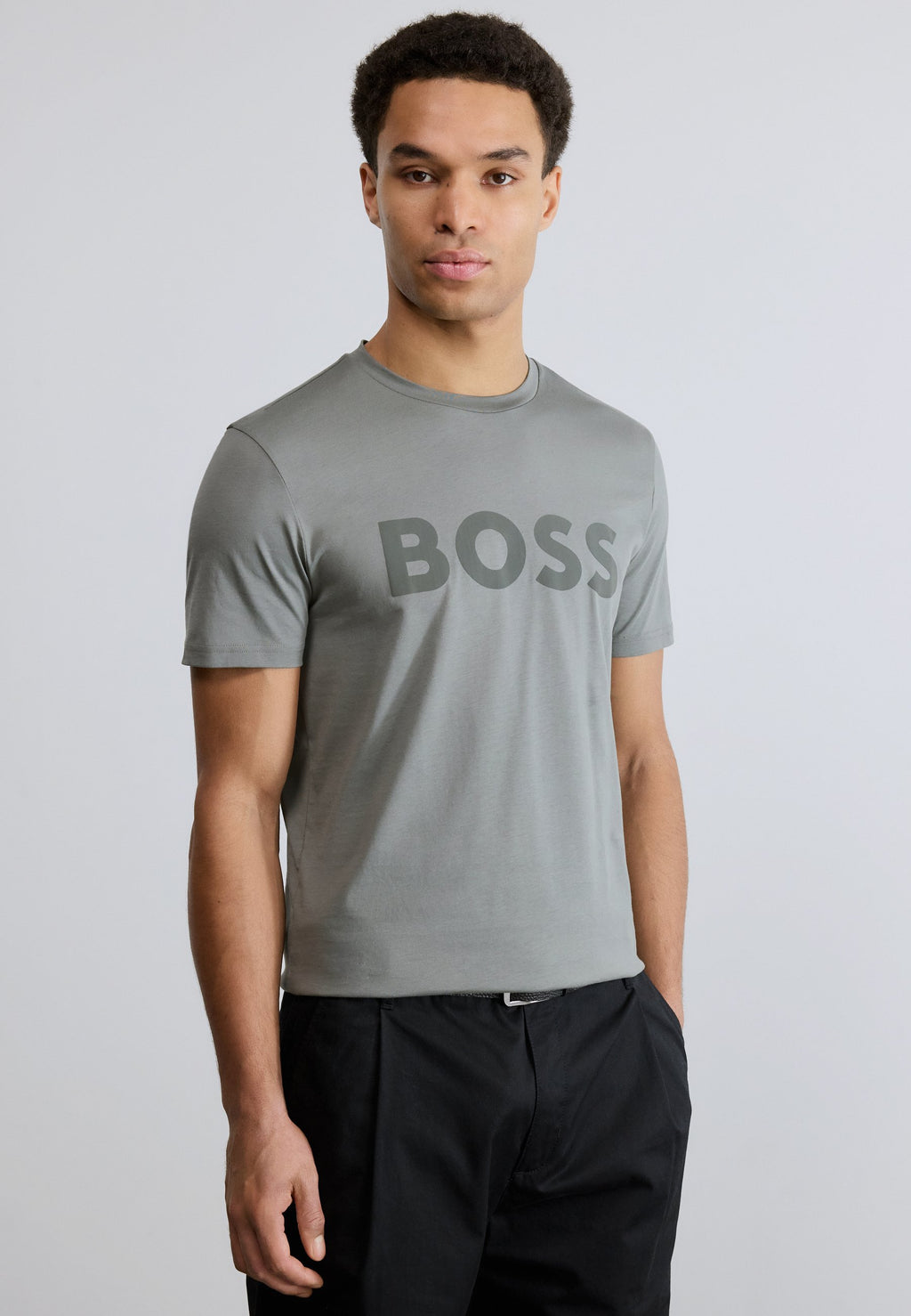 THINKING - Print T-shirt - open grey