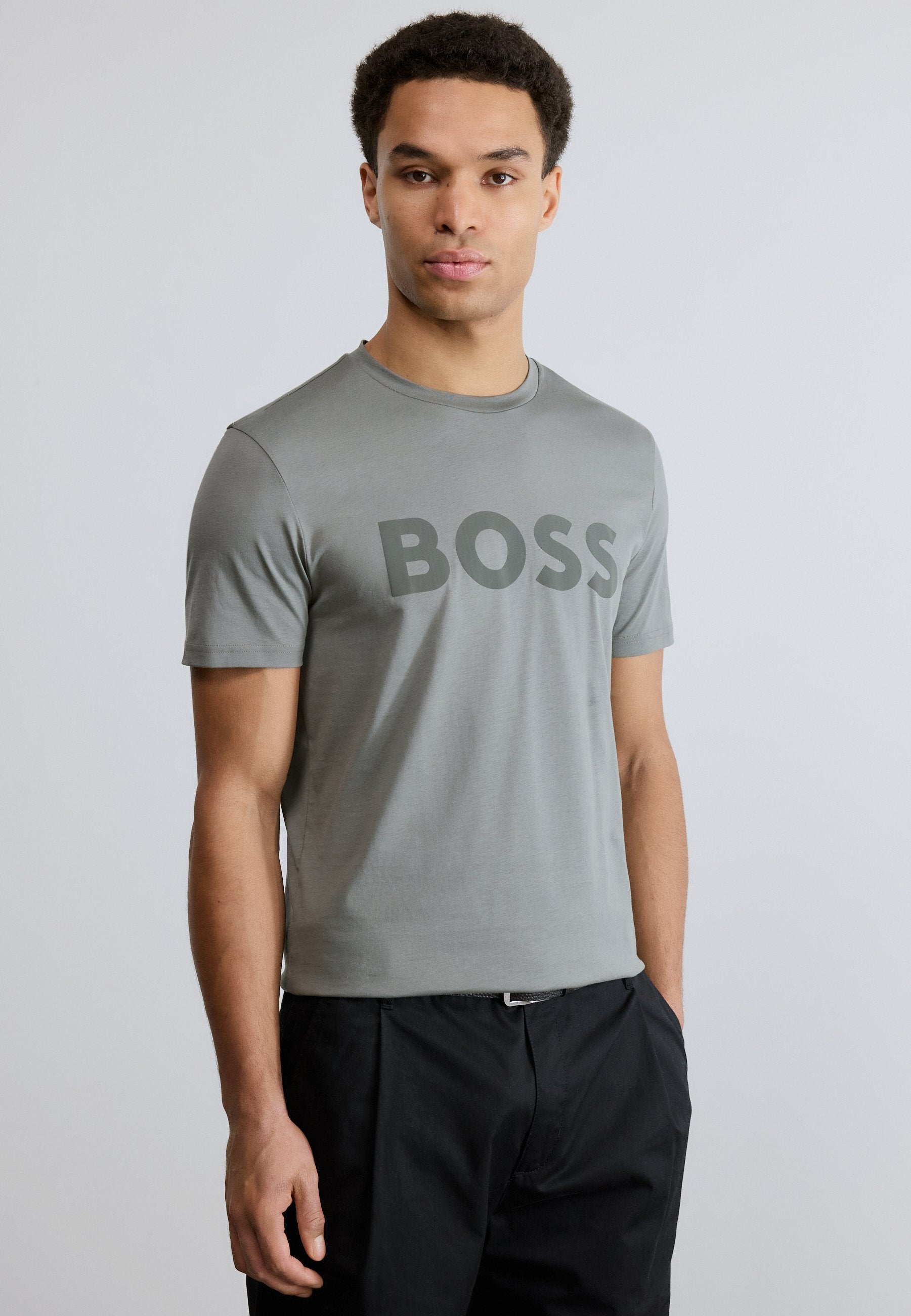 THINKING - Print T-shirt - open grey