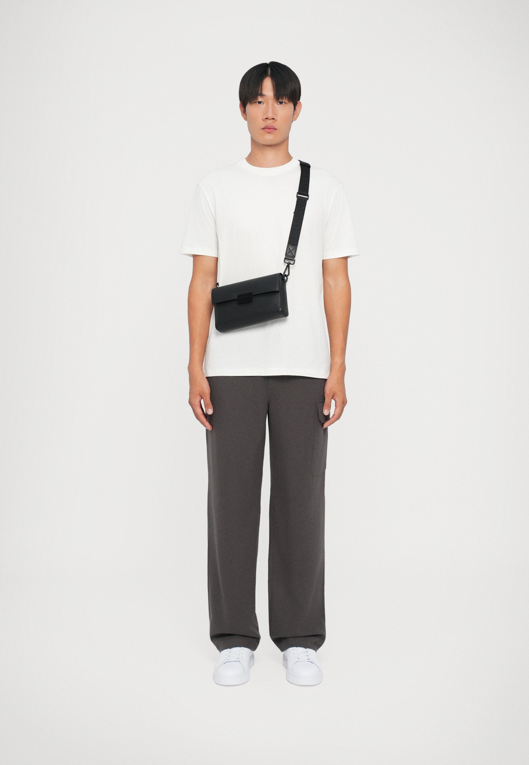NIGHT LAB CROSSBODY UNISEX - Cross body bag - black