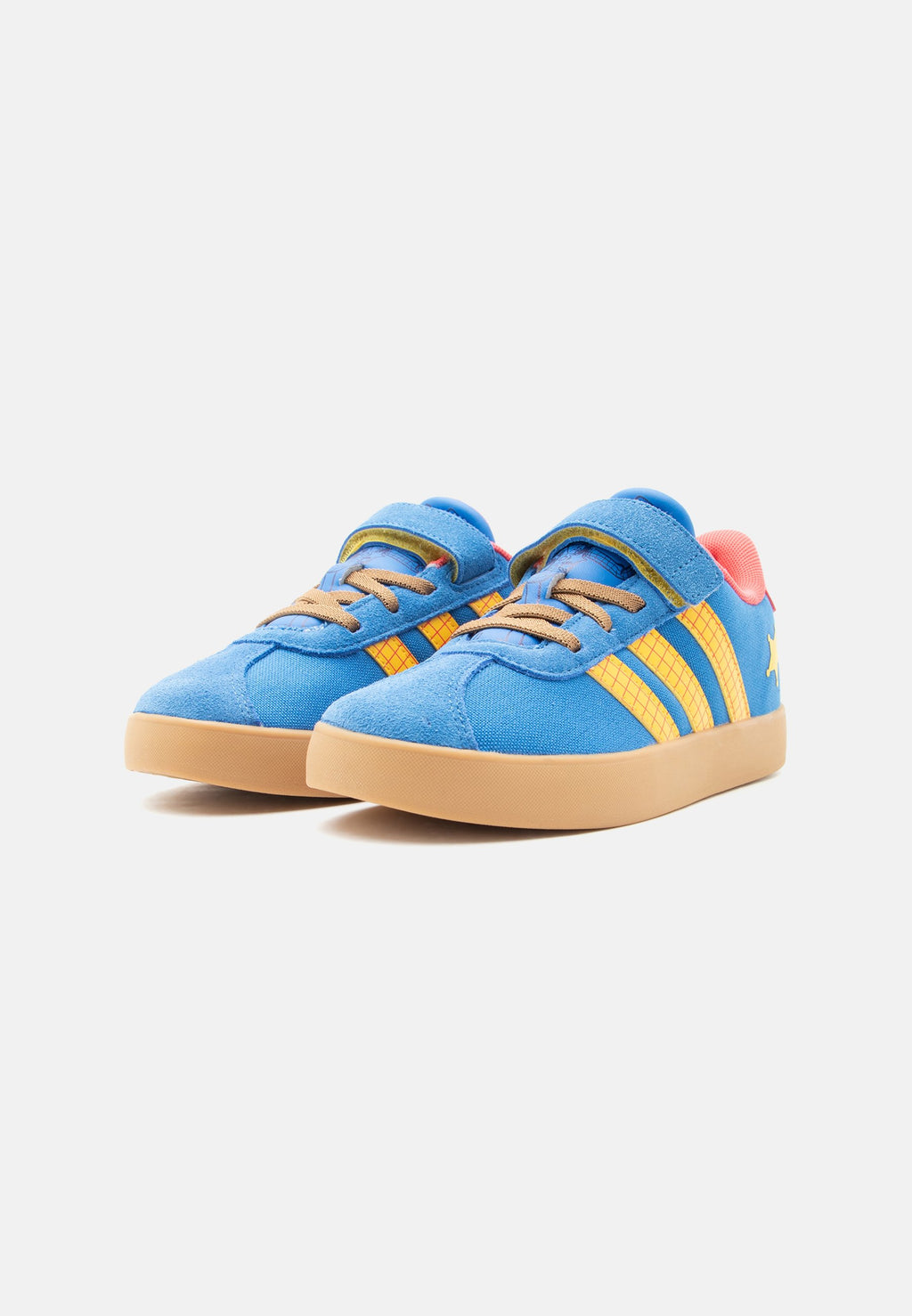 COURT UNISEX - Road running shoes - bright royal/bold gold-coloured/semi lucid red