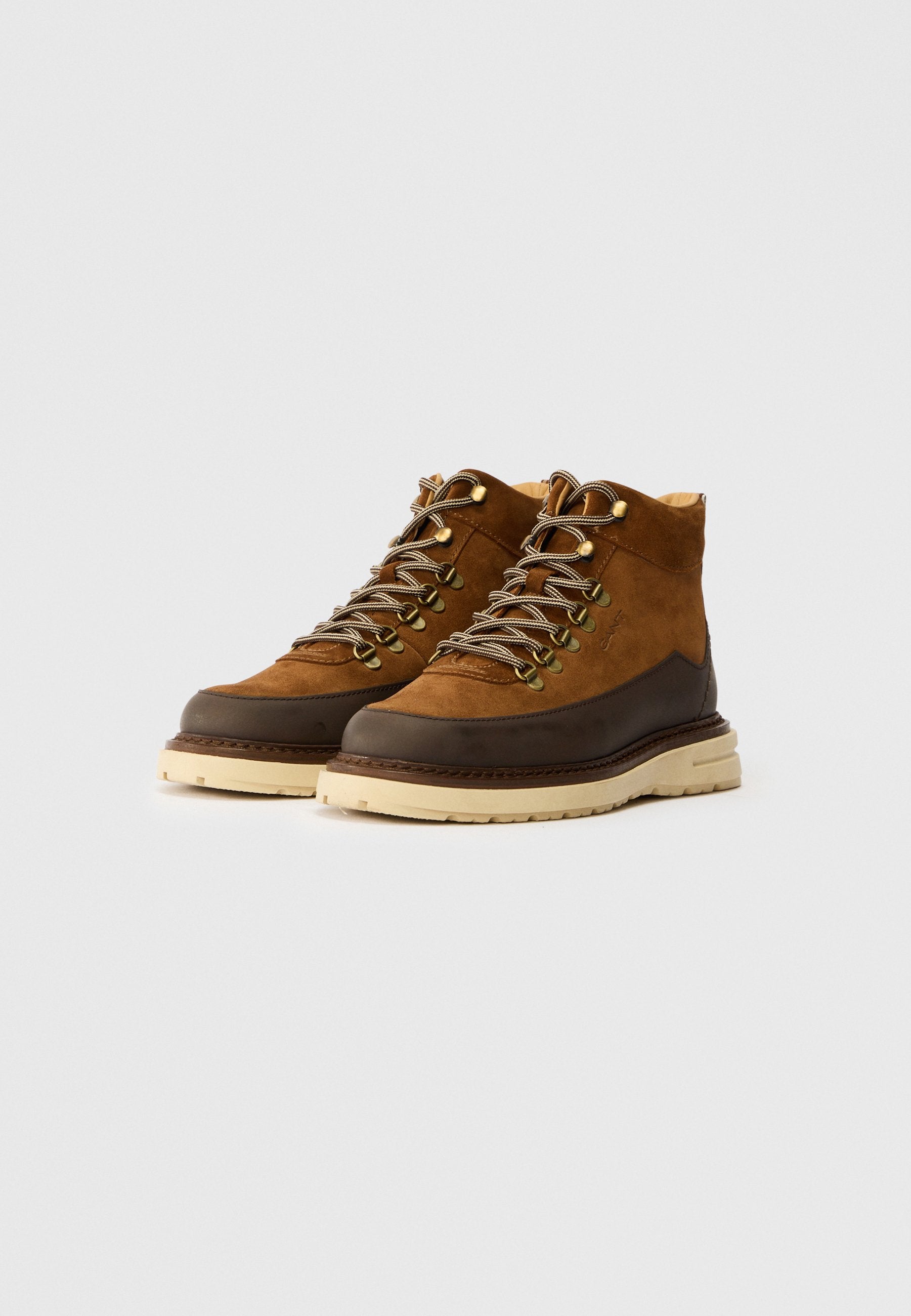 HILLPREP - Lace-up ankle boots - cognac
