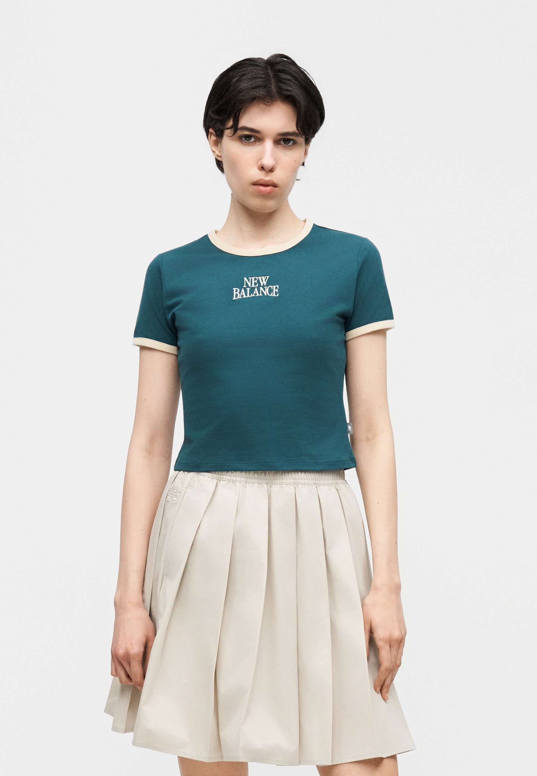 HERITAGE RINGER - Print T-shirt - medusa green