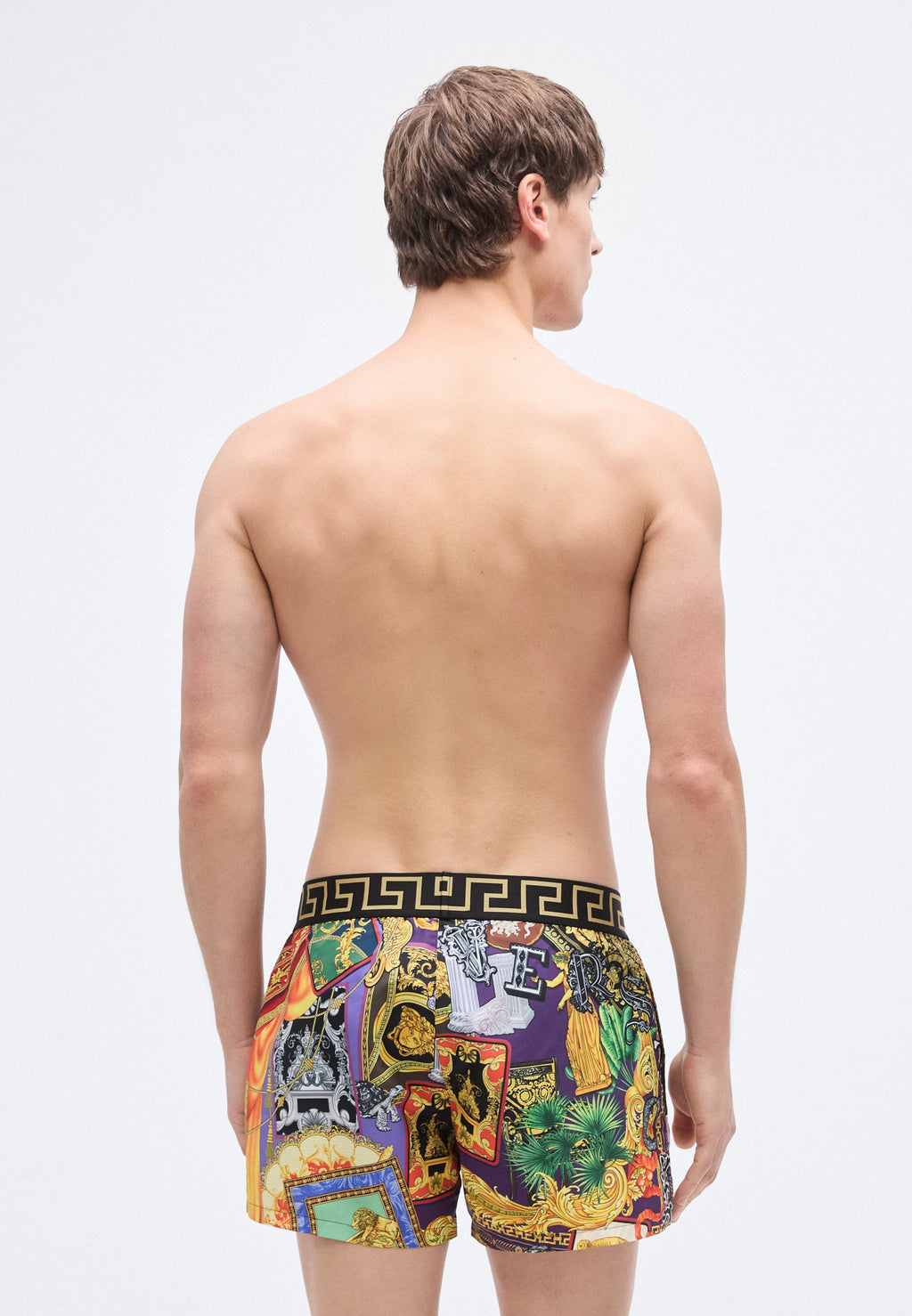 SWIM PATCHWORK PRINT NEW LOGO - Swimming shorts - multicolor