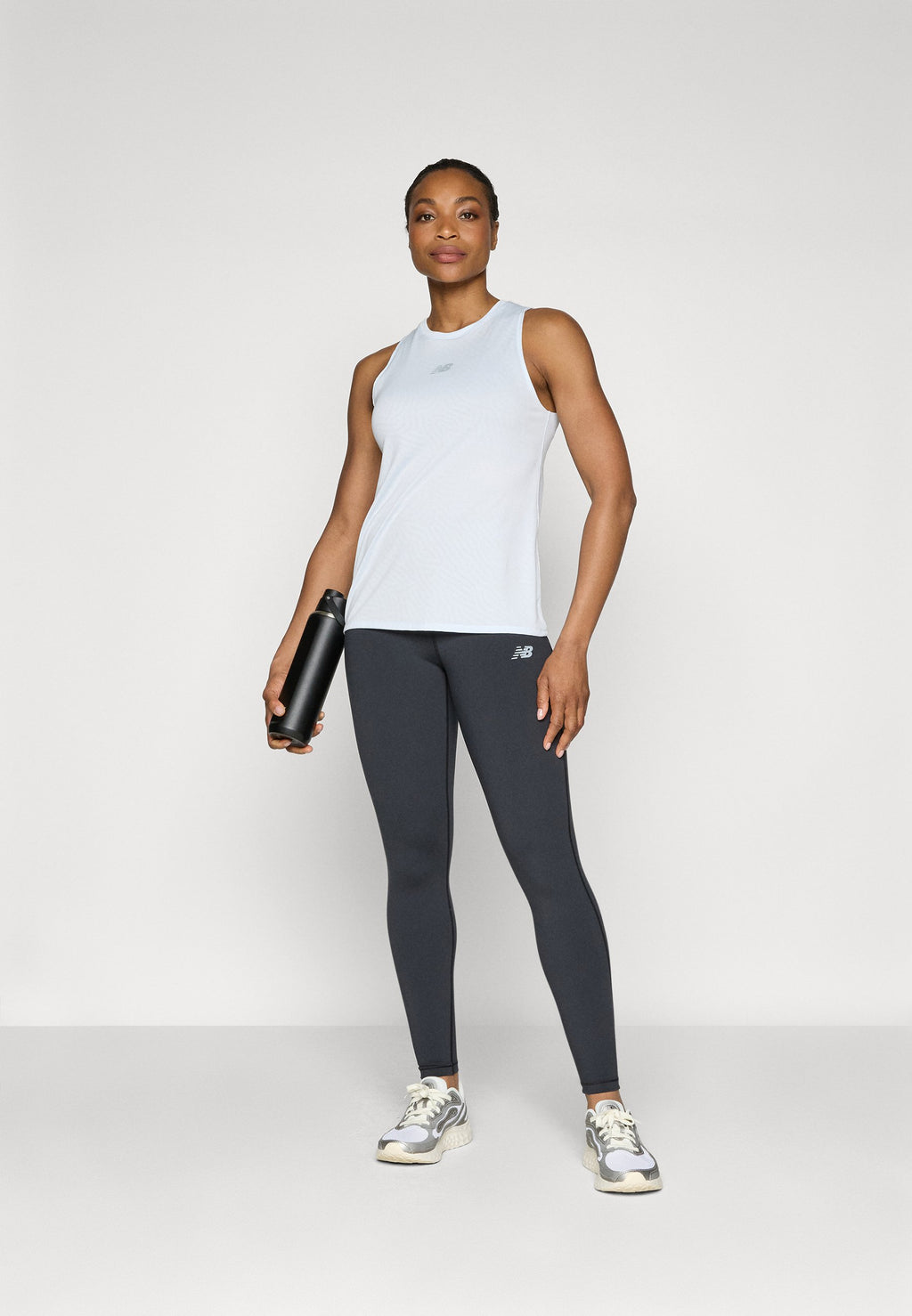 SLEEK HIGH RISE LEGGING - Running tights - black