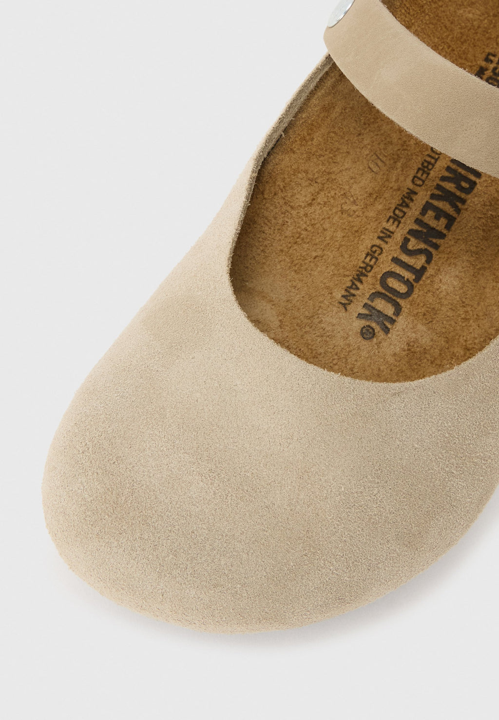 MANTOVA REGULAR - Ankle strap ballet pumps - taupe