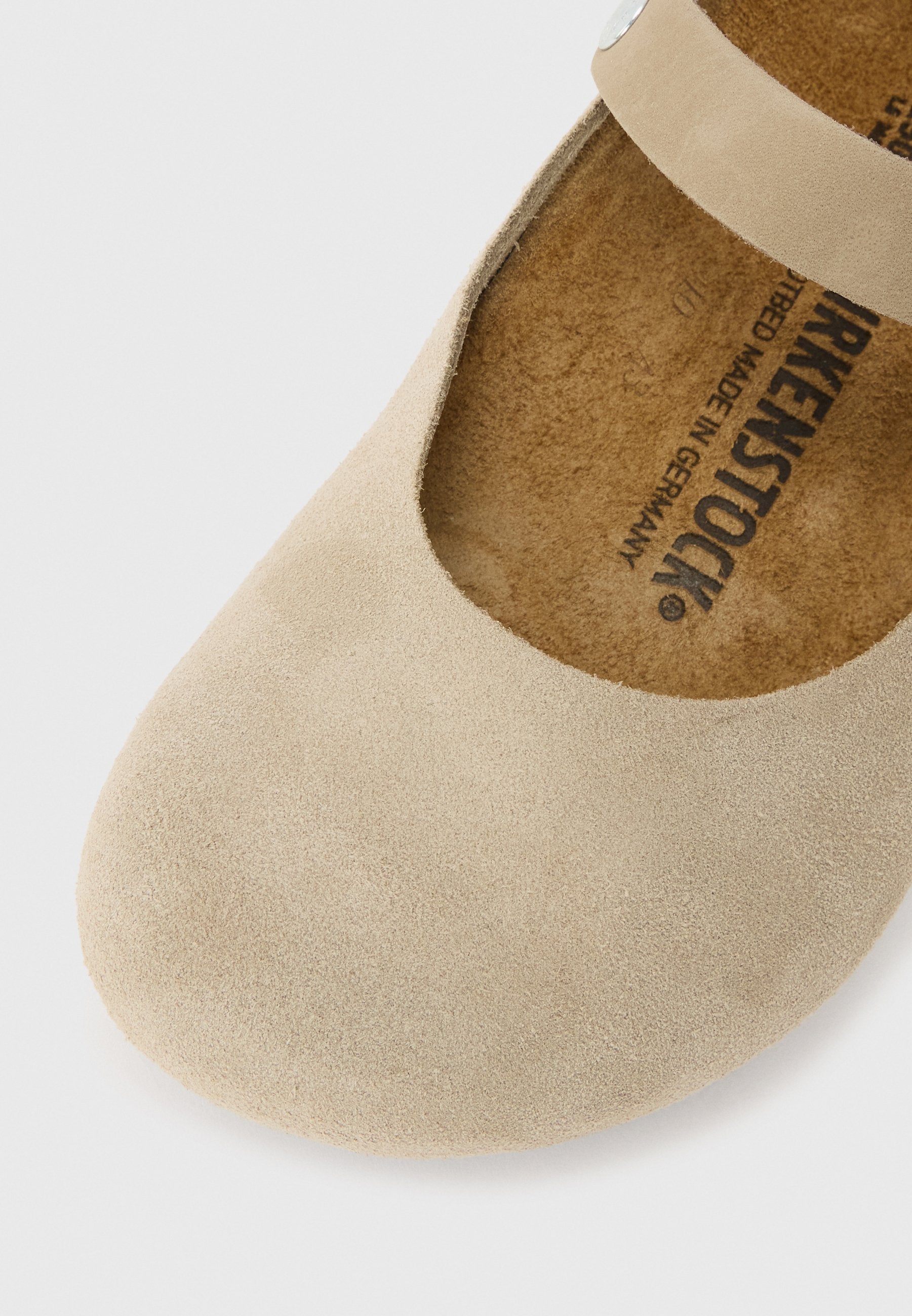 MANTOVA REGULAR - Ankle strap ballet pumps - taupe
