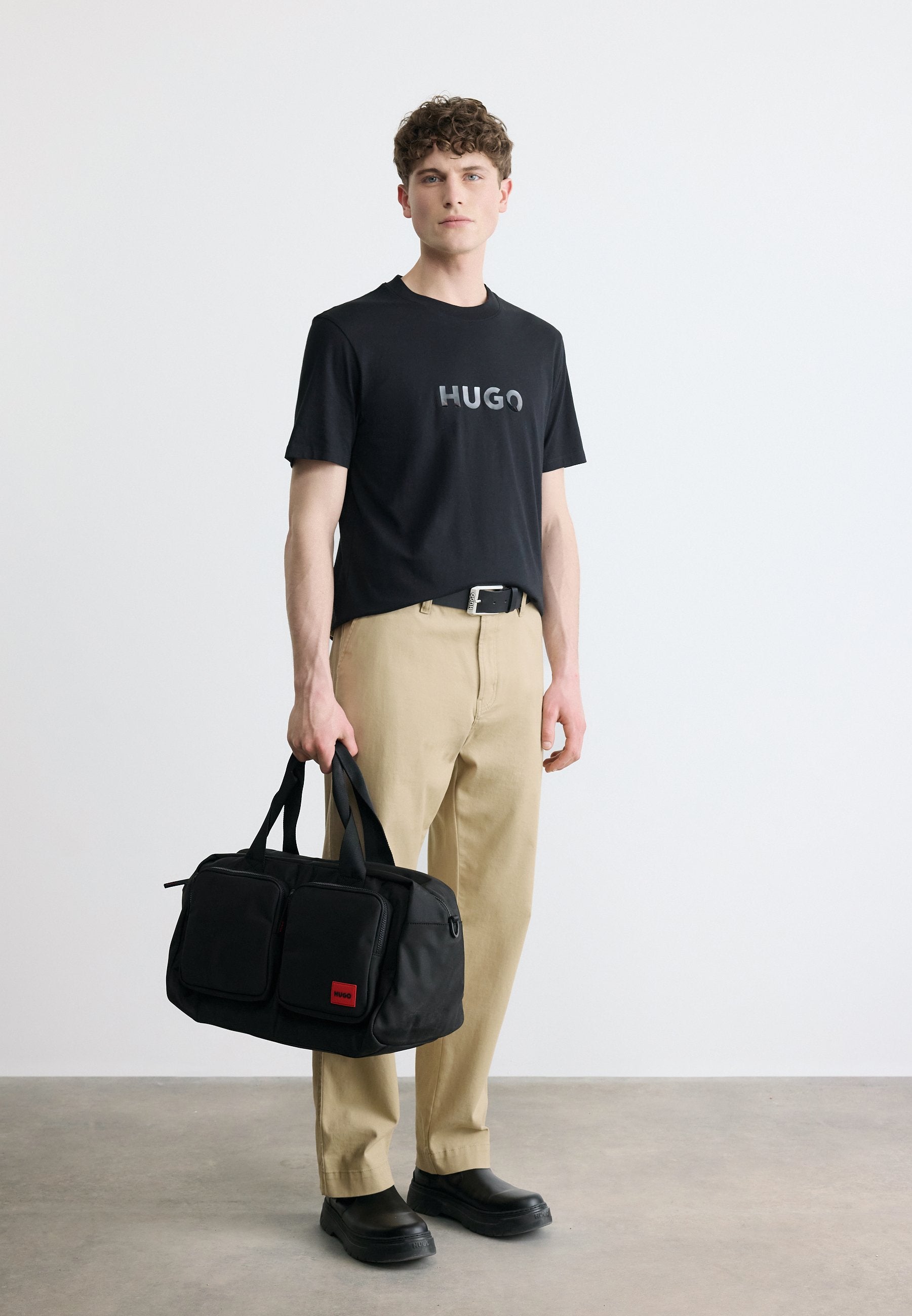 DUMEO - Print T-shirt - black