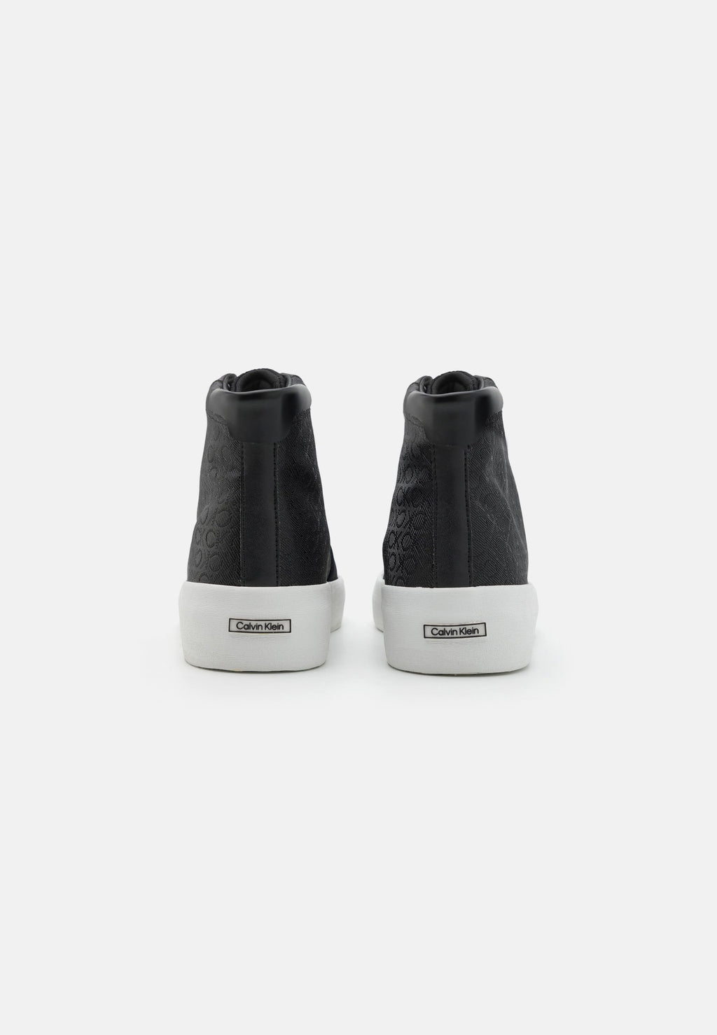 LACE UP - High-top trainers - black mono