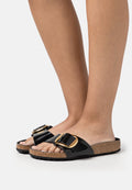 MADRID BB LENA HIGH SHINE BLACK HEXN - REGULAR - Sandals - black