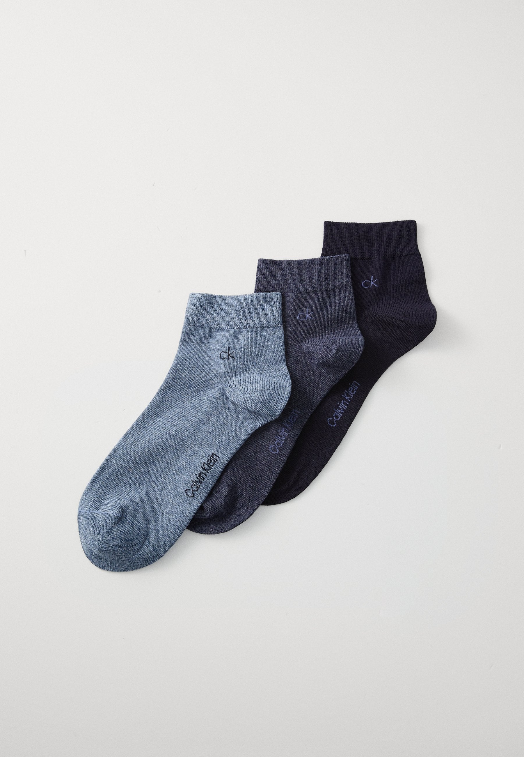 3 PACK - Sneaker socks - blue