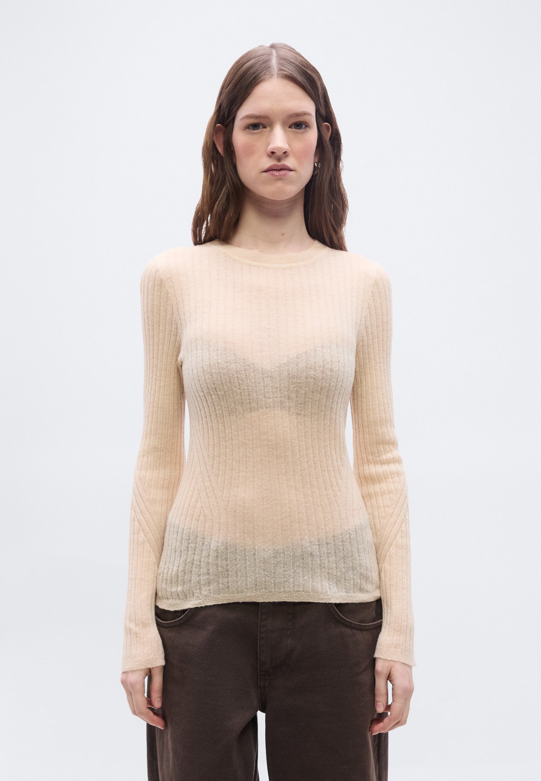 FENNONI - Jumper - open beige