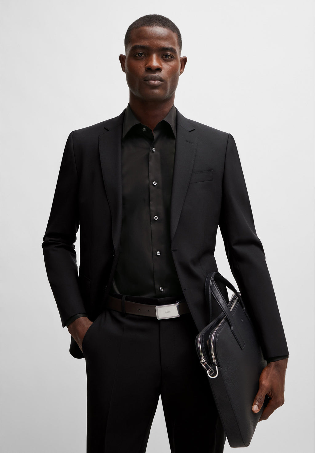JOE KENT - Formal shirt - black one