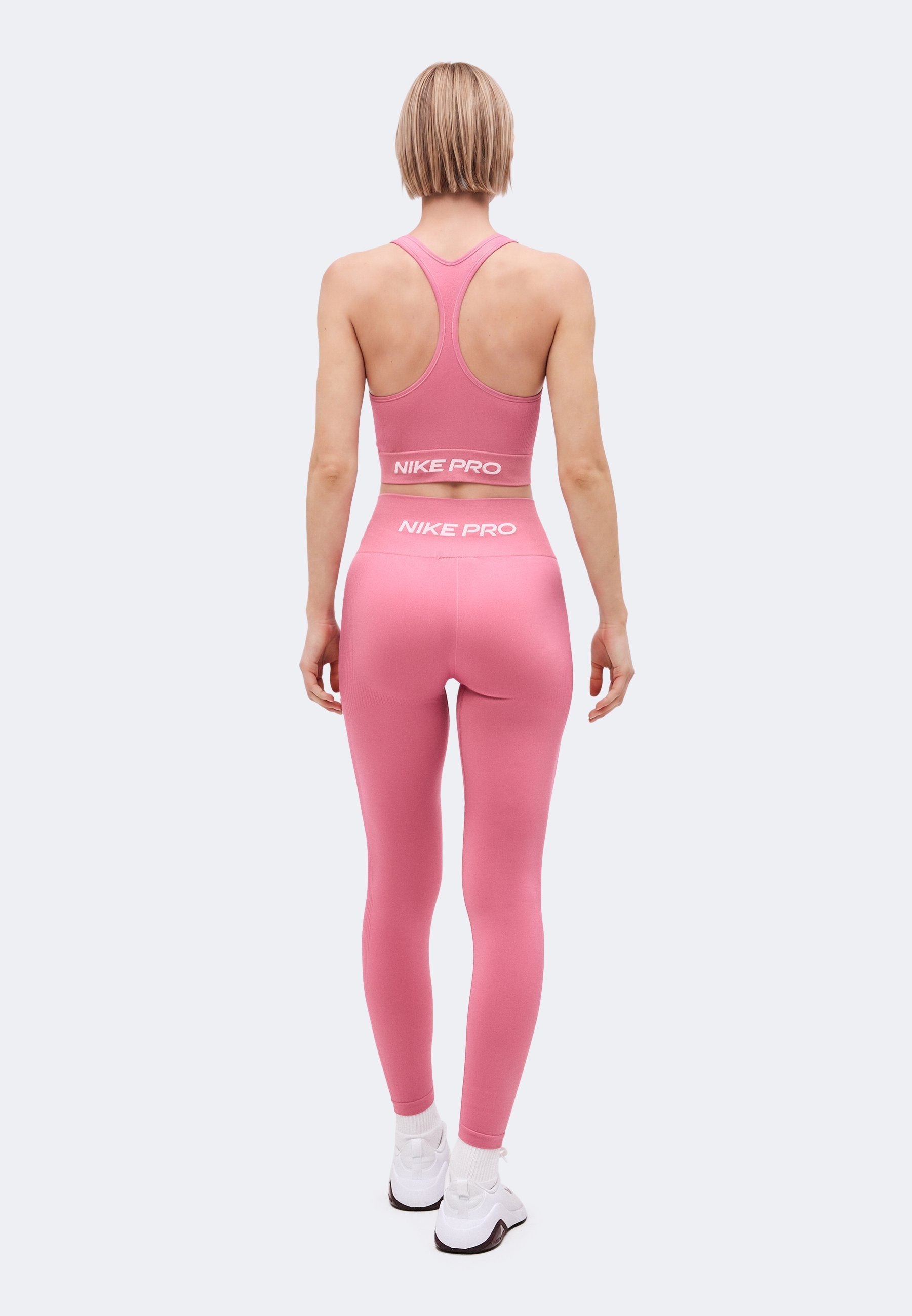 TIGHT - Leggings - peony/white