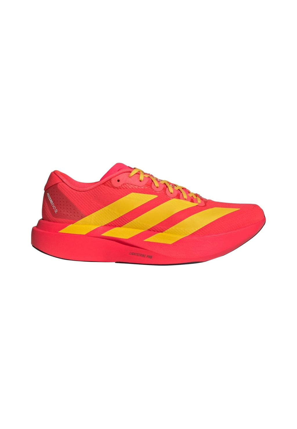 ADIZERO EVO SL WOVEN M - Trainers - lucid red bold gold semi lucid blue