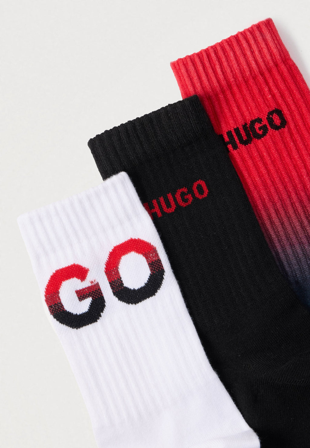 RISING 3 PACK - Socks - white/red/black/multi-coloured