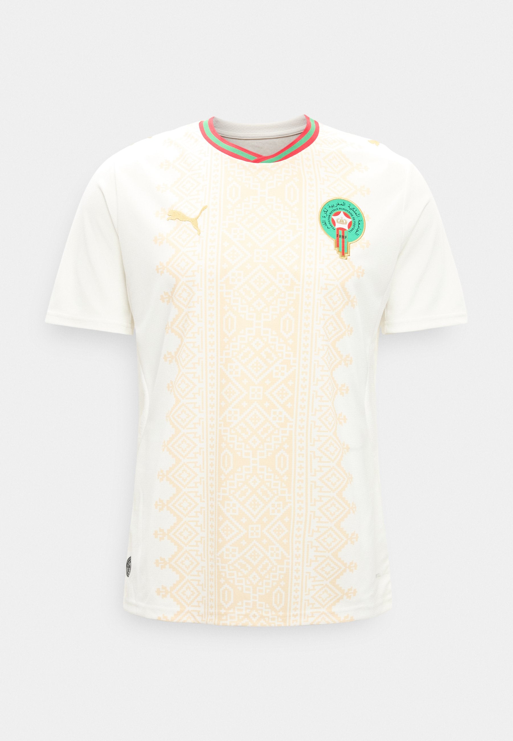 MOROCCO FRMF AWAY REPLICA - Sports T-shirt - white/victory gold-coloured