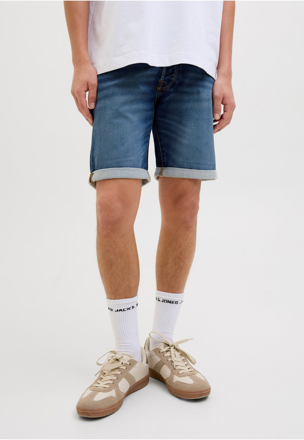 Denim Regular Fit - Denim shorts - blau