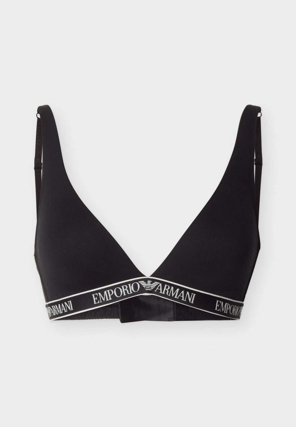 PADDED TRIANGLE BRA - Triangle bra - black