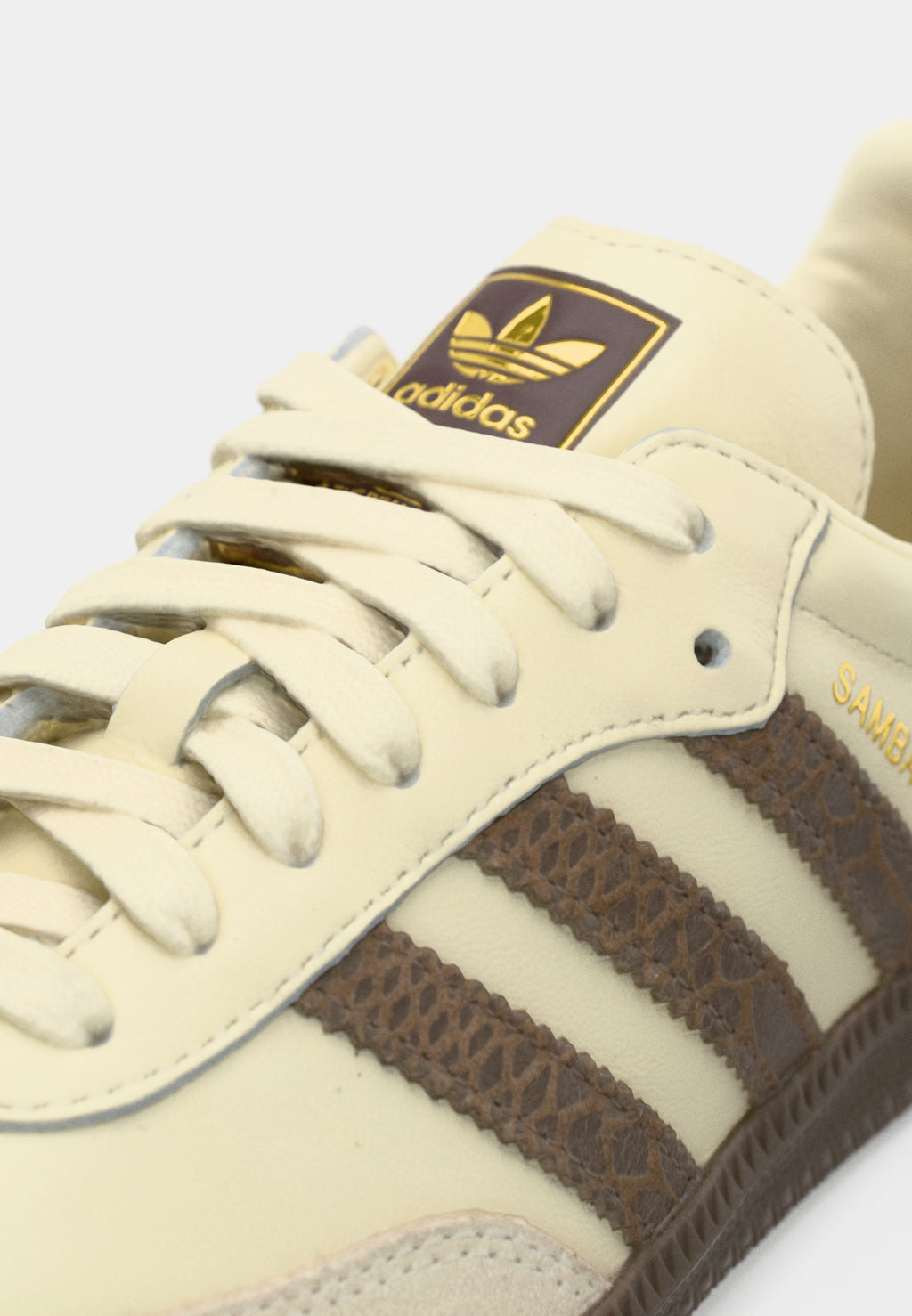 SAMBA OG W - Trainers - cream white/earth strata/maroon