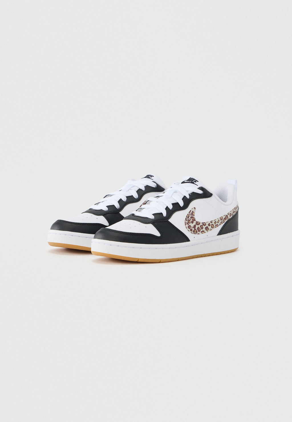 COURT BOROUGH LOW - Trainers - black/white/gum/med brown