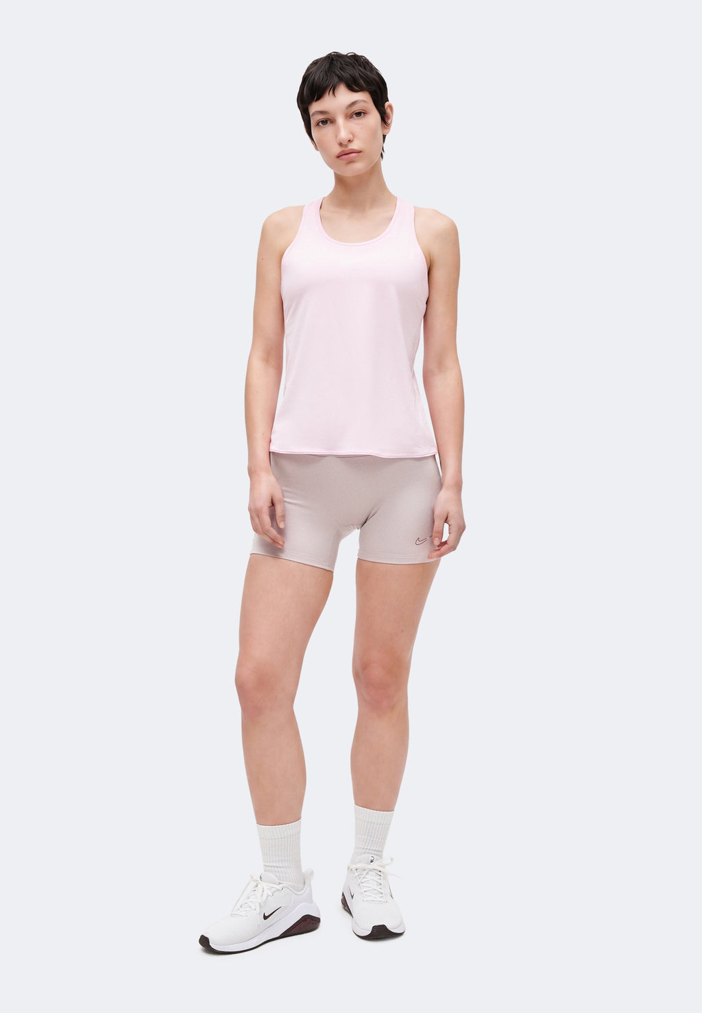TANK ELASTIKA - Top - pink foam/white
