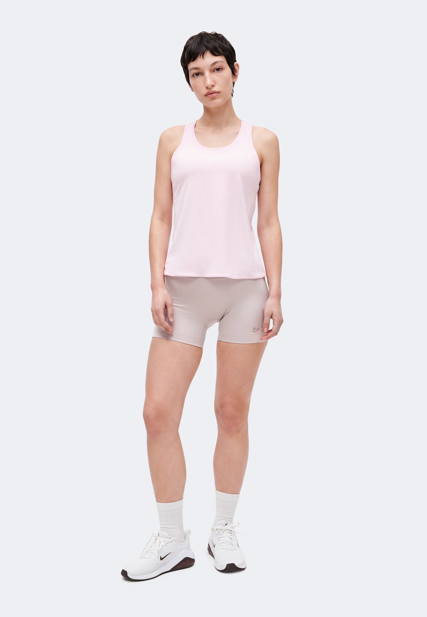 TANK ELASTIKA - Top - pink foam/white