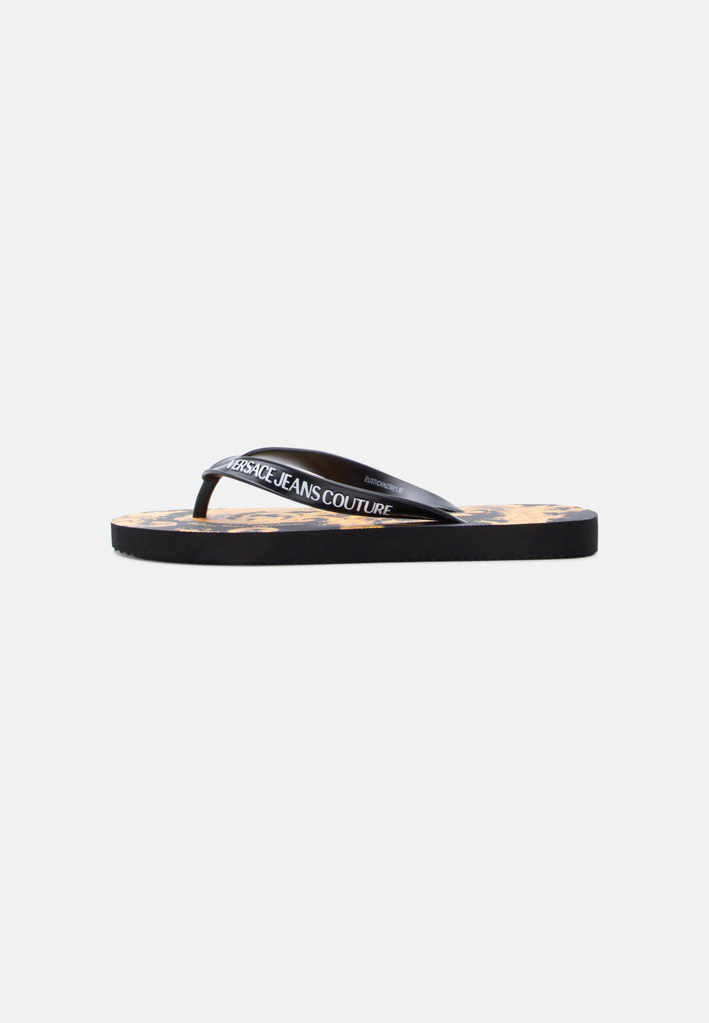 FONDO - T-bar sandals - black/gold-coloured