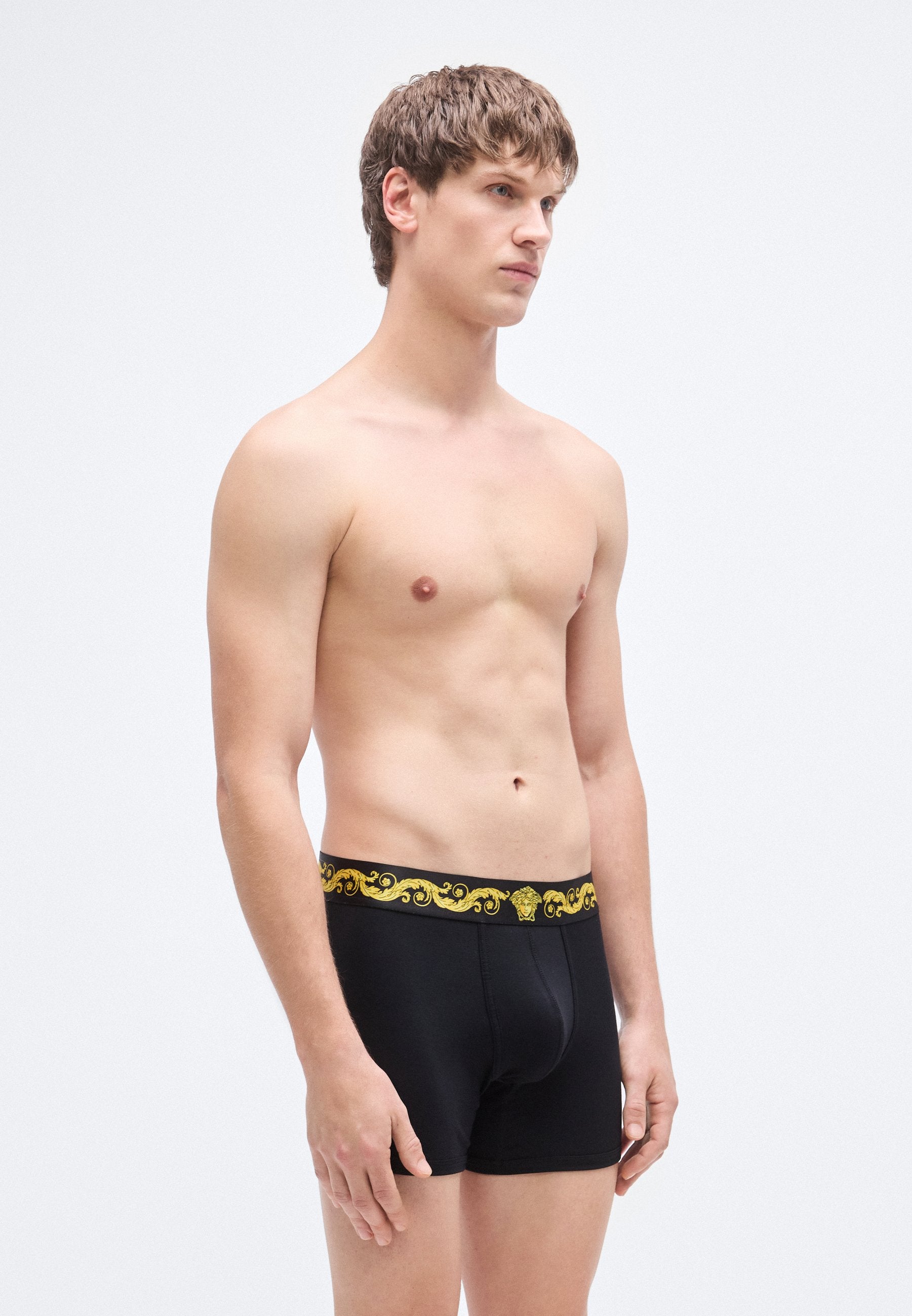 TRUNK PRINTED - Trunks - black/gold-coloured