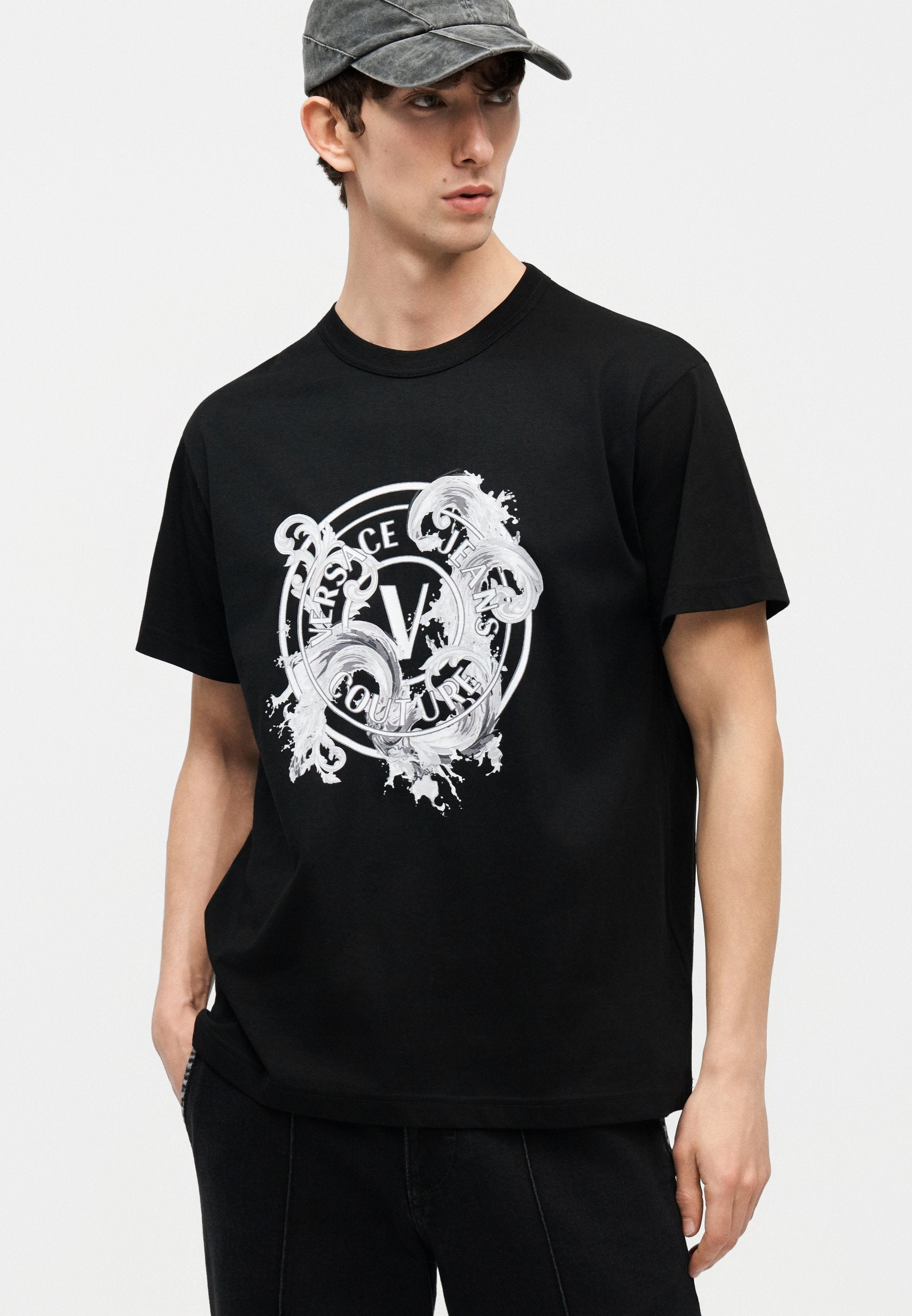 EMBLEM WAVE - Print T-shirt - black