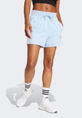 ESSENTIALS 3 STRIPES COTTON - Sports shorts - glow blue/white