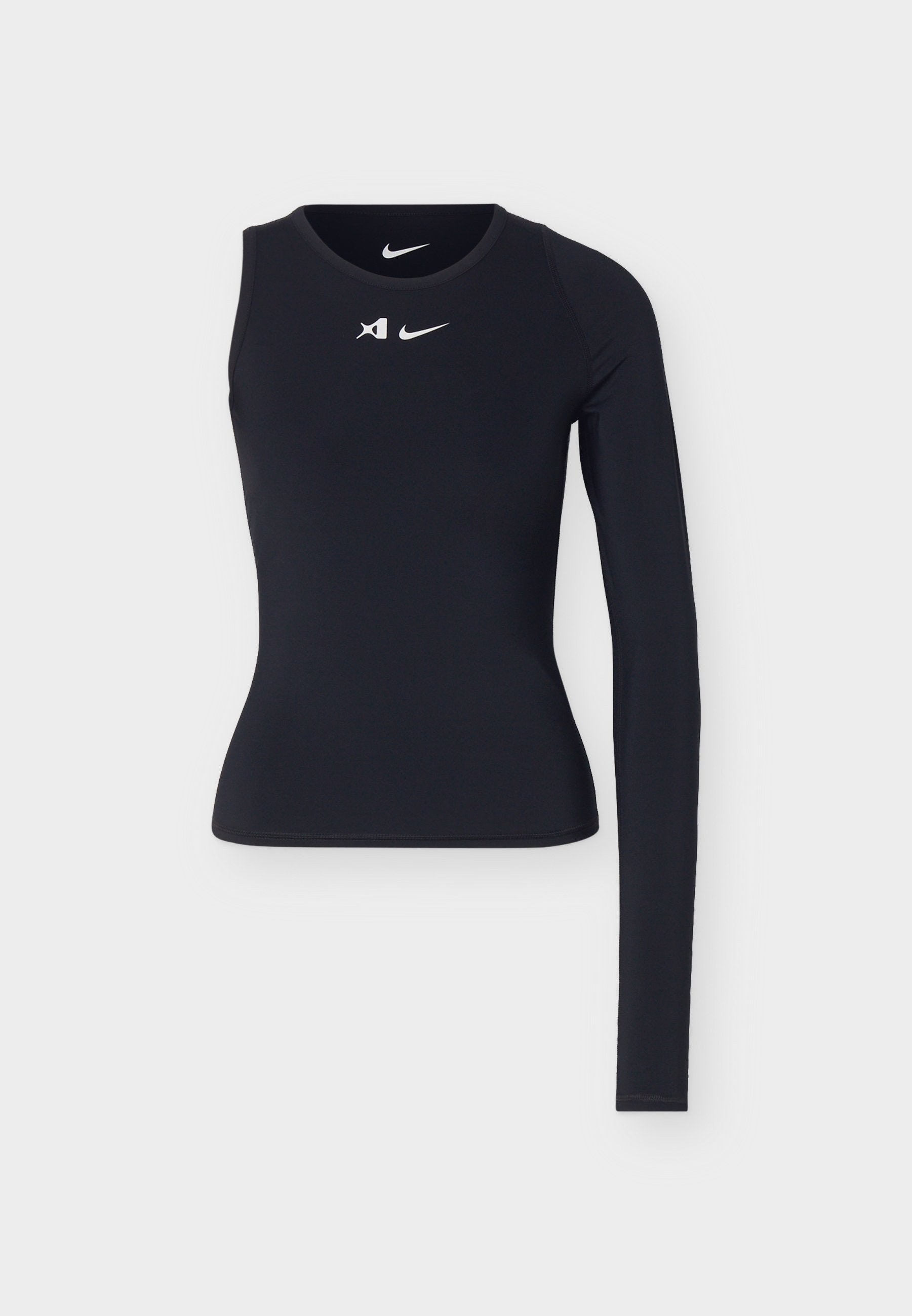 A'JA A'SYMMETRIC - Long sleeved top - black/white