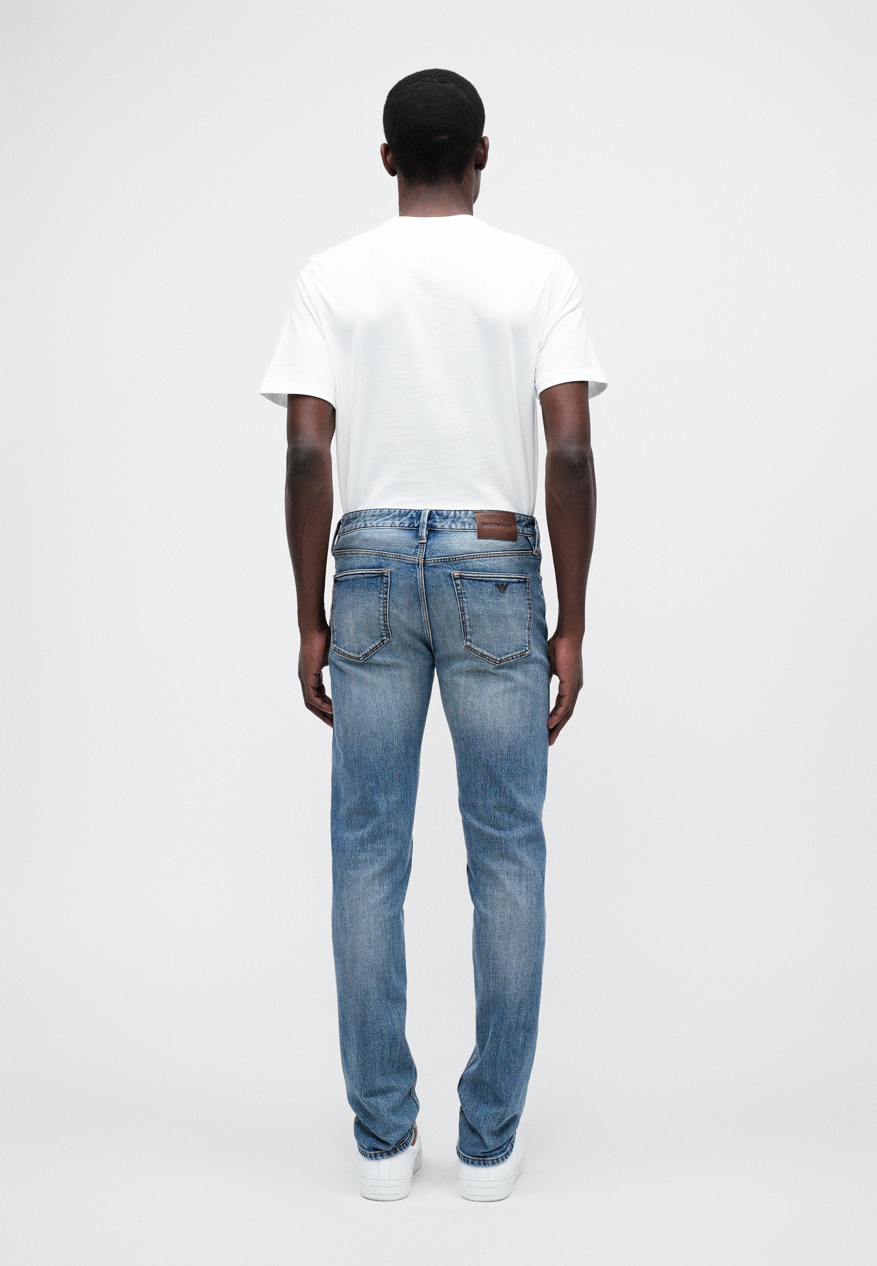 POCKETS PANT - Slim fit jeans - medium blue denim