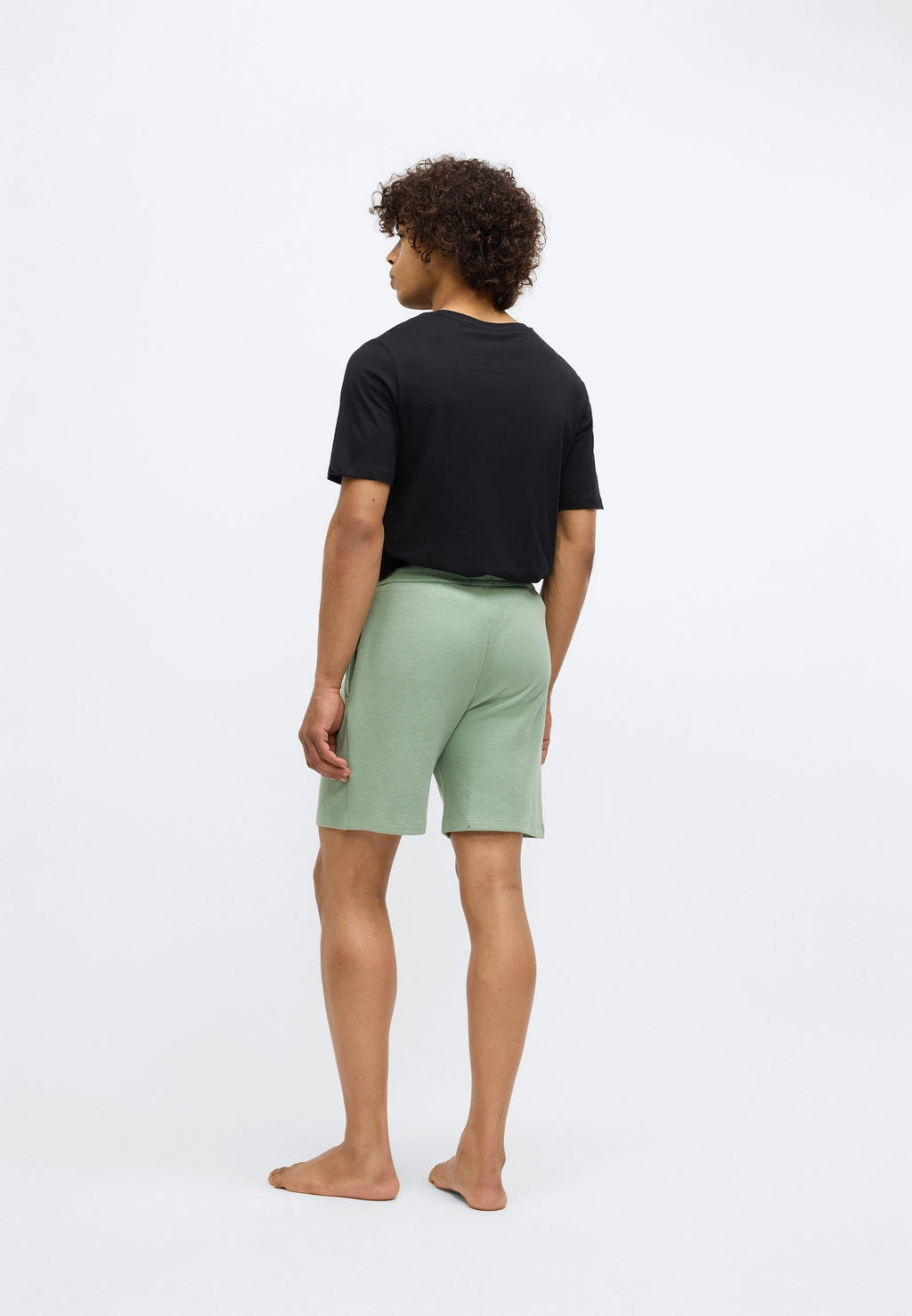 WAFFLE - Pyjama bottoms - open green