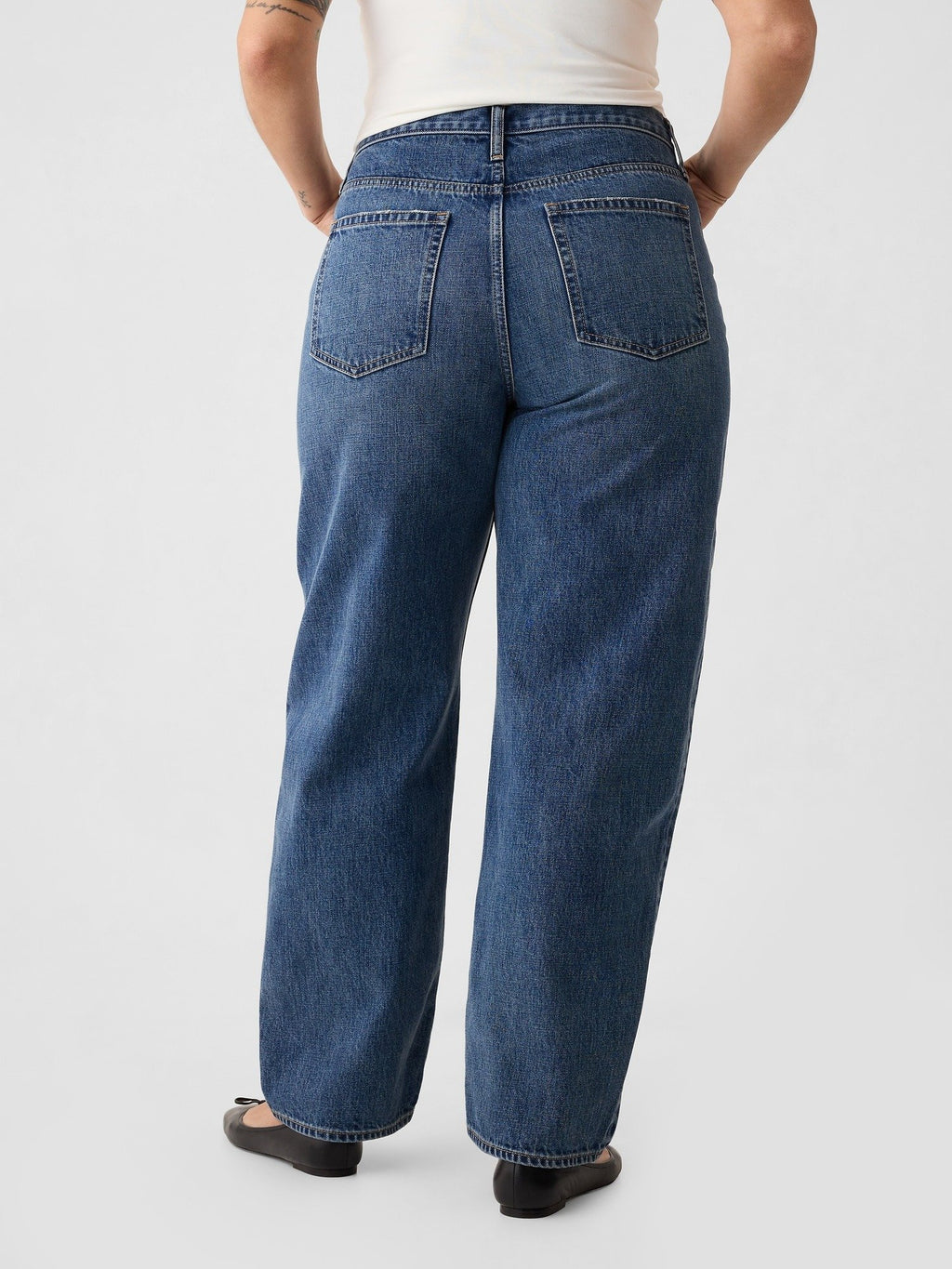 BARREL HERSH - Baggy Jeans - medium indigo