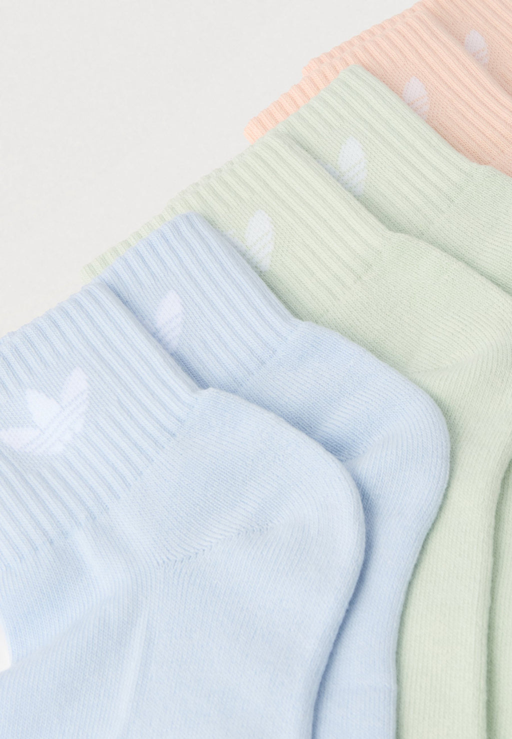 MID ANKLE SCK 6 PACK UNISEX - Socks - blush pink/linen green/crystal sky