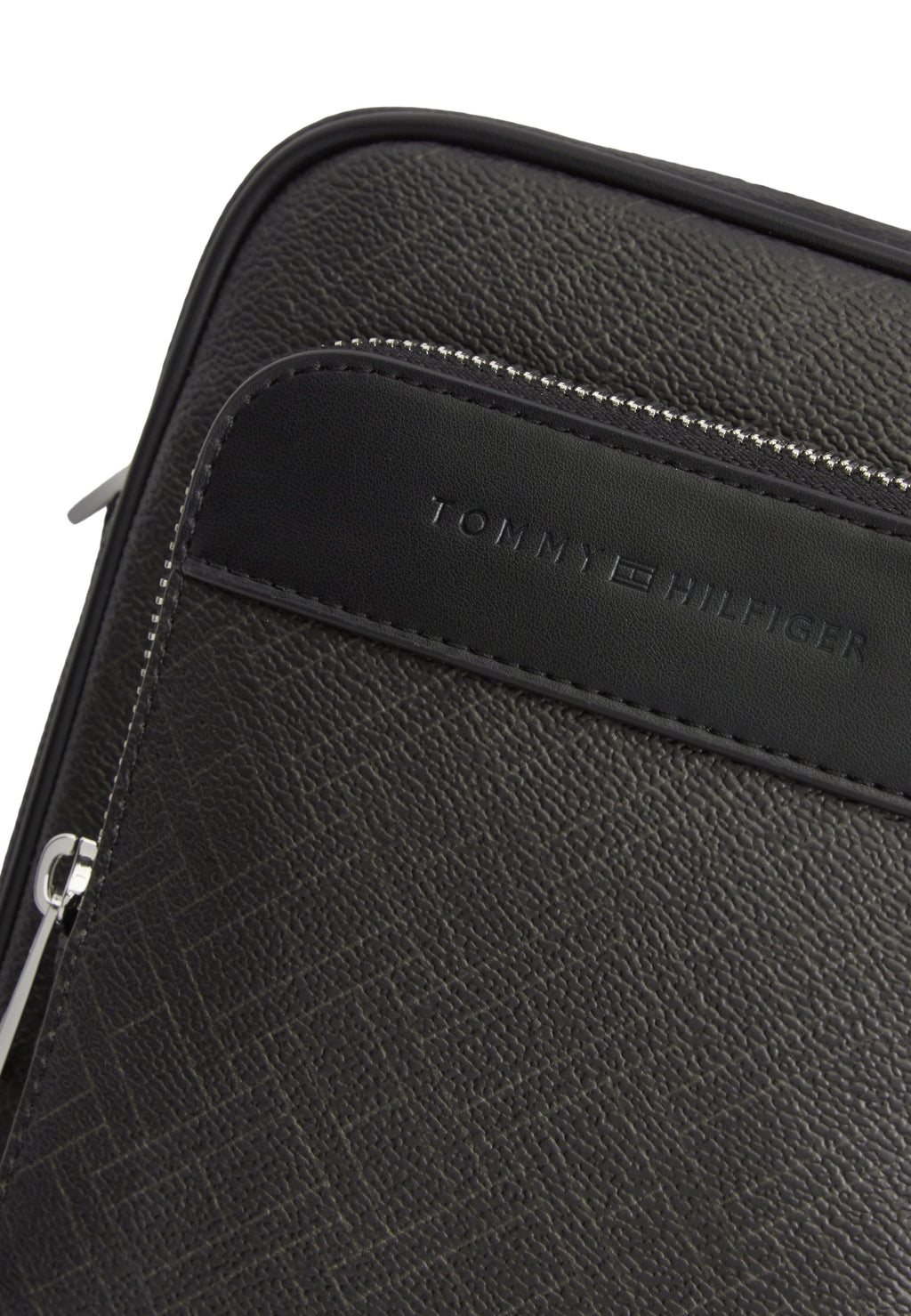 HILFIGER FLAG CROSSBODY REPORTER BAG - Cross body bag - black
