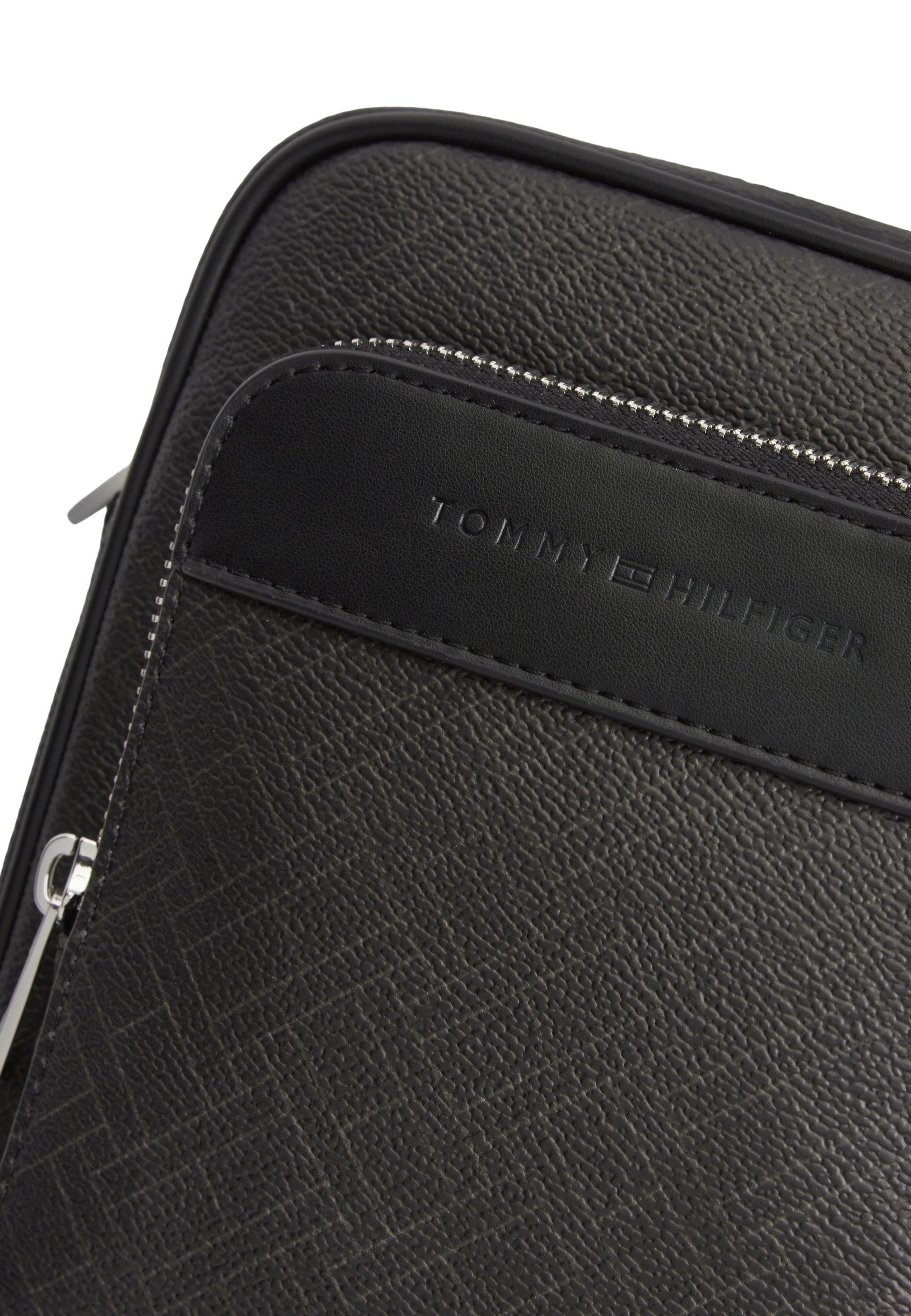 HILFIGER FLAG CROSSBODY REPORTER BAG - Cross body bag - black