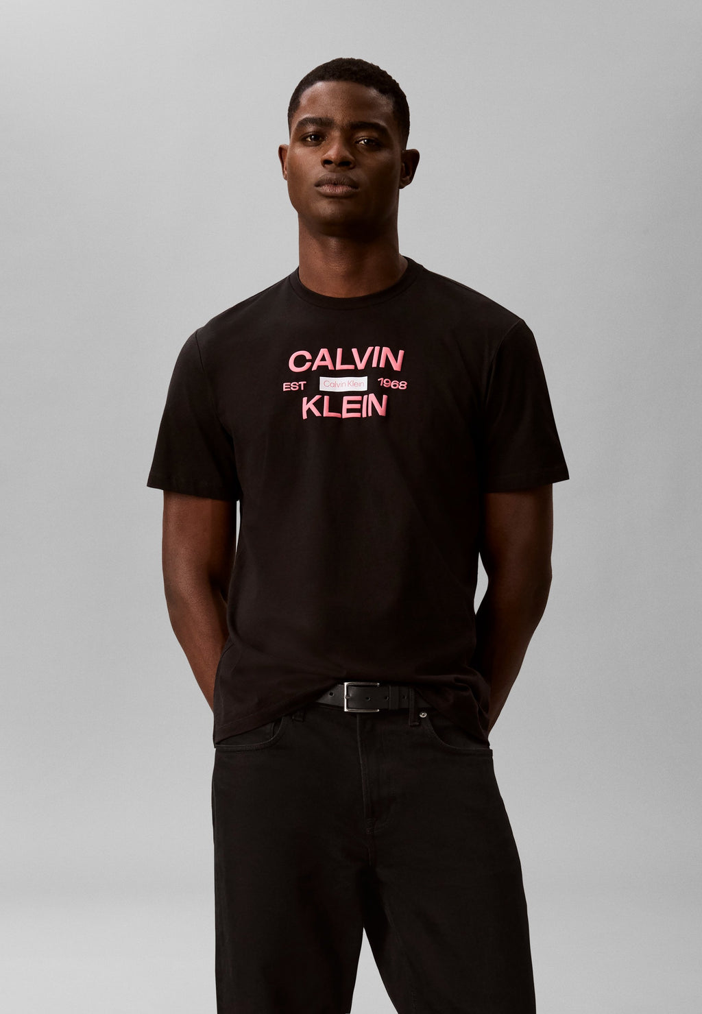 STACK GRAP - Print T-shirt - black